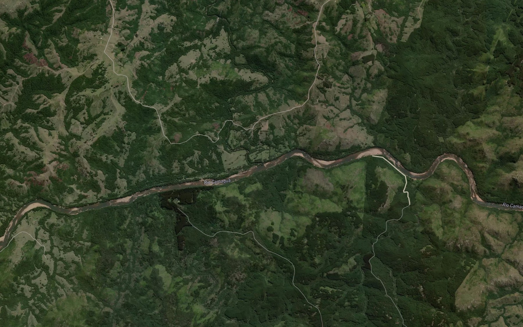 Satellite map of the Arroio da Caneleira