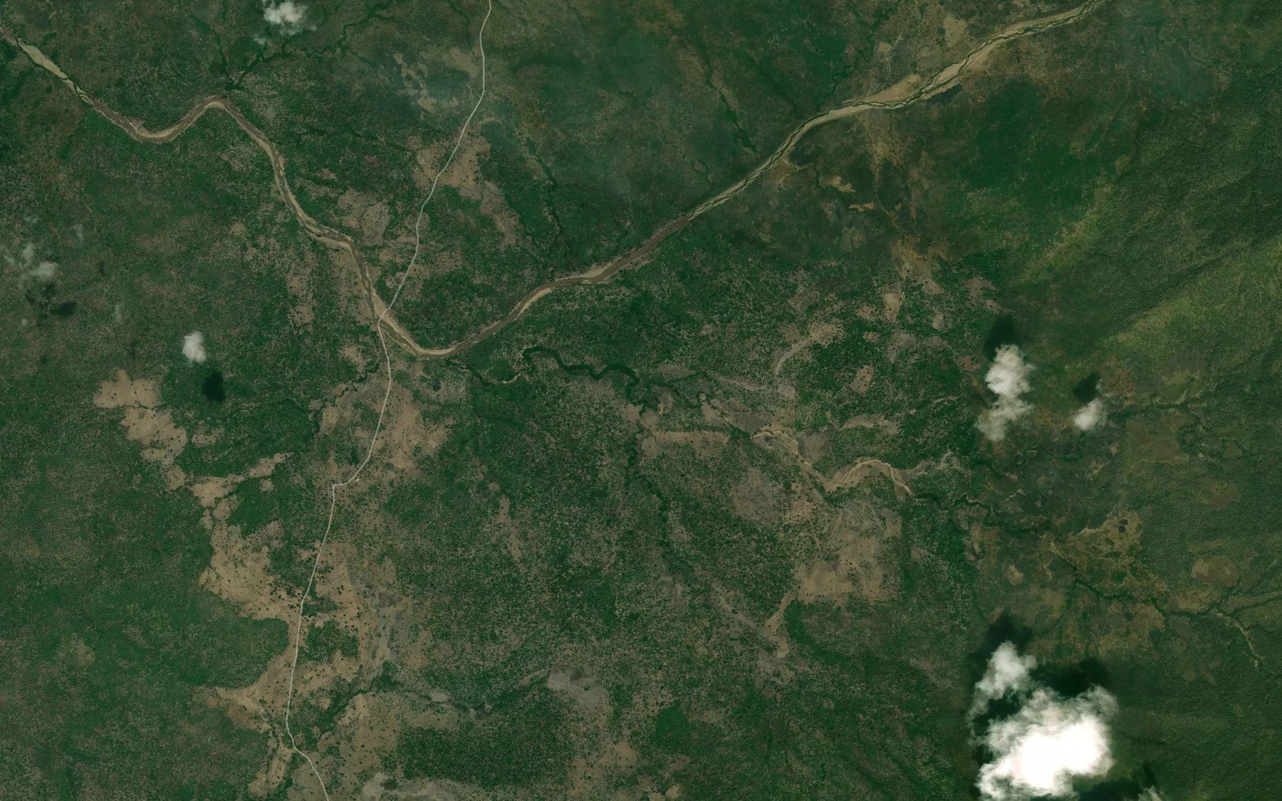 Satellite map of the RiverParfe