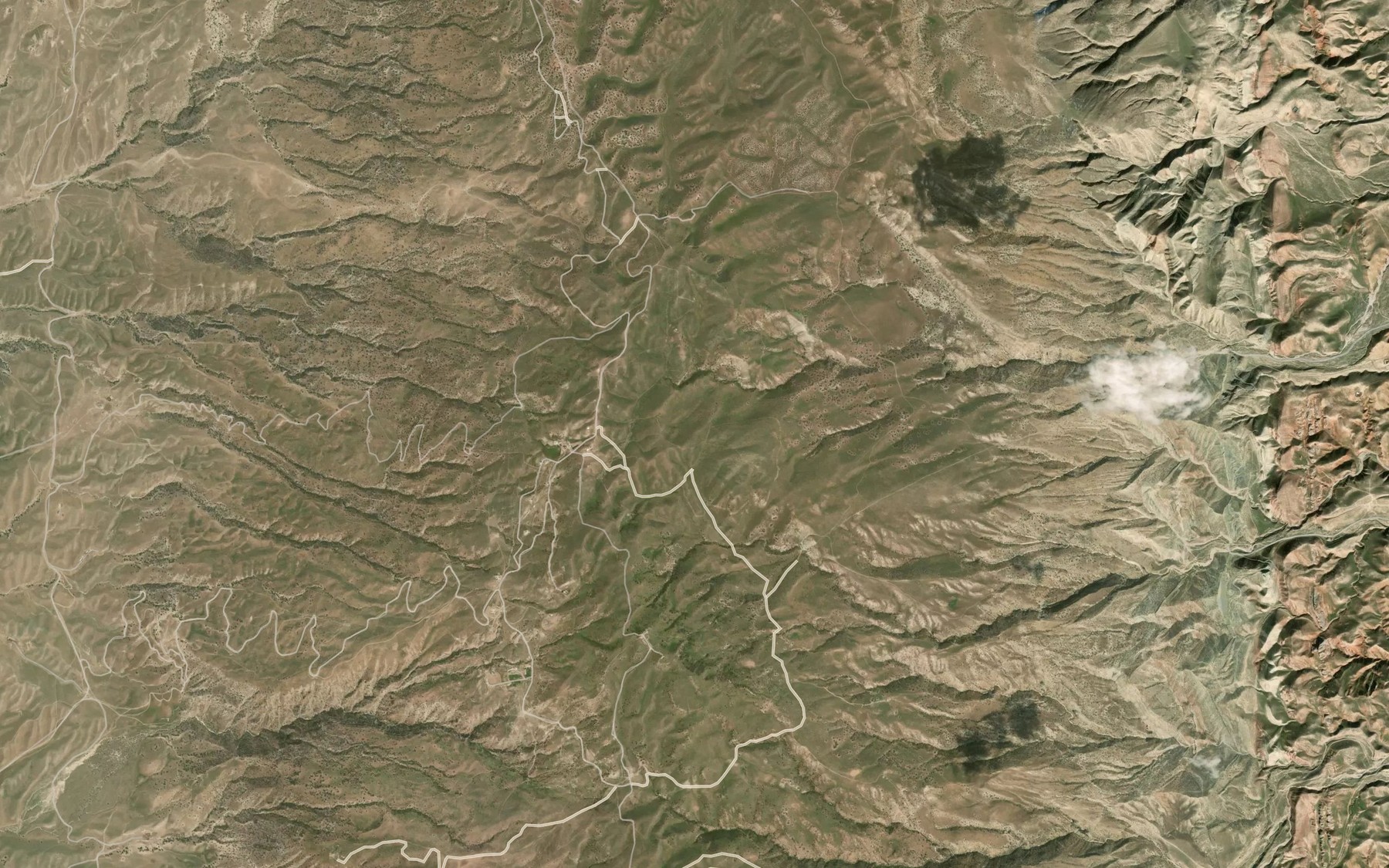 Satellite map of the Astanabuloq