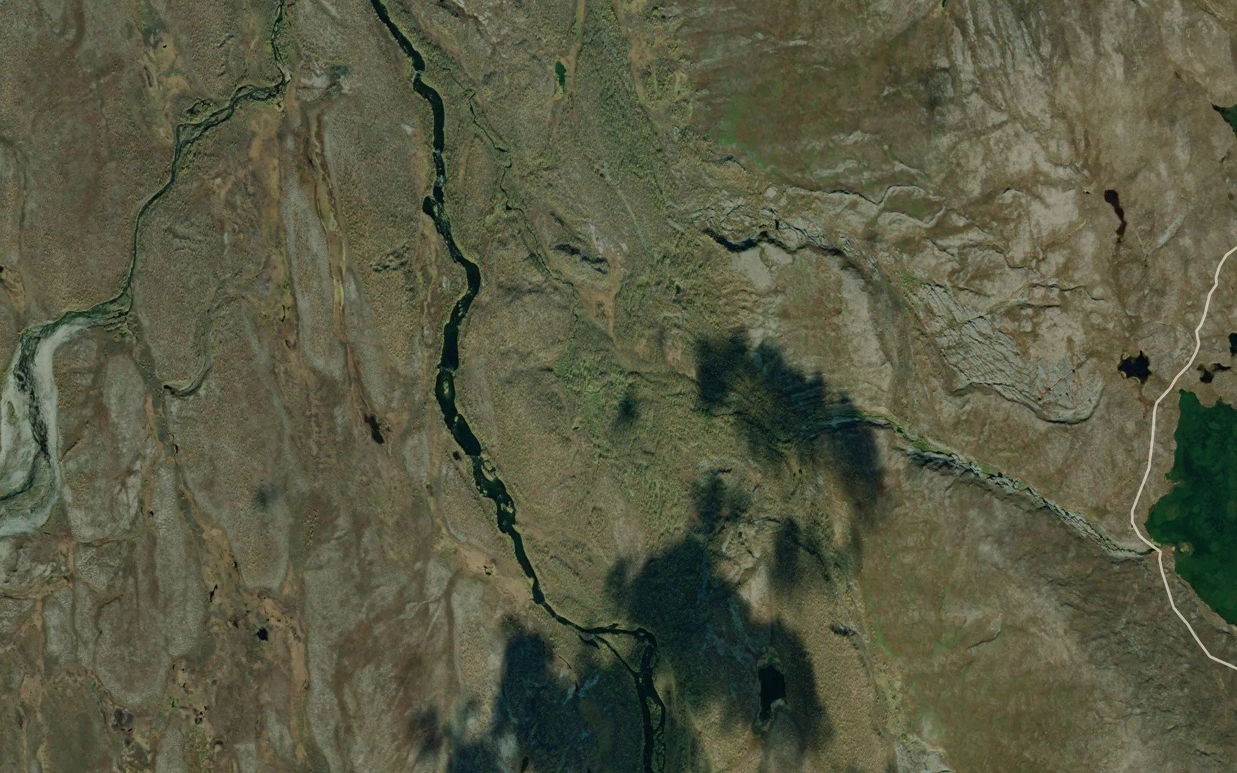 Satellite map of the Airujakka