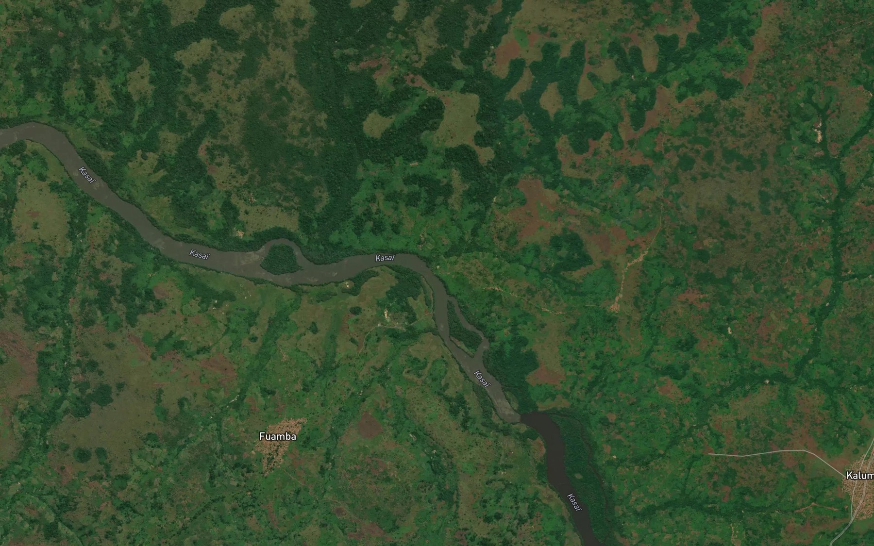Satellite map of the Muelele