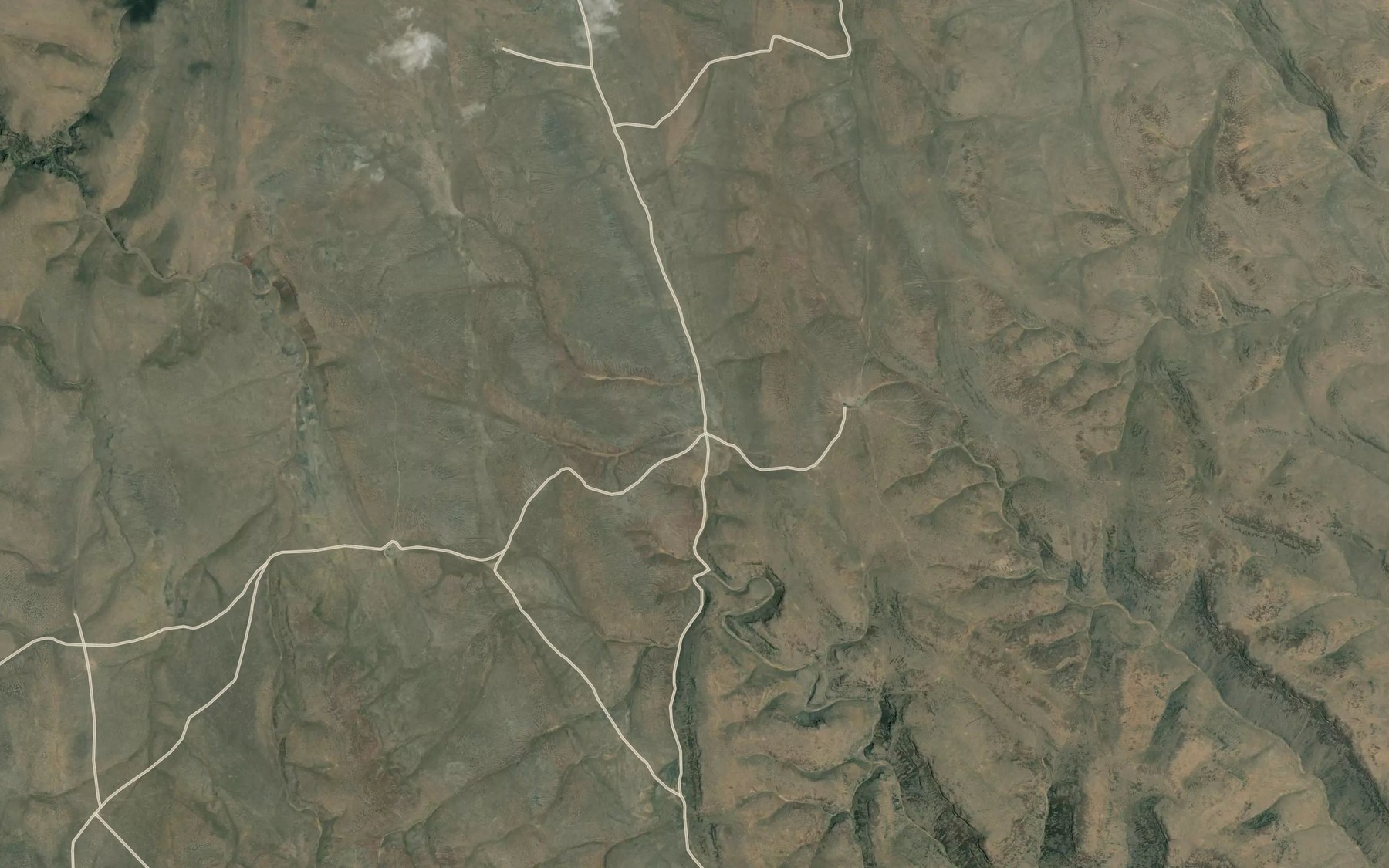 Satellite map of the Little Hole Spring