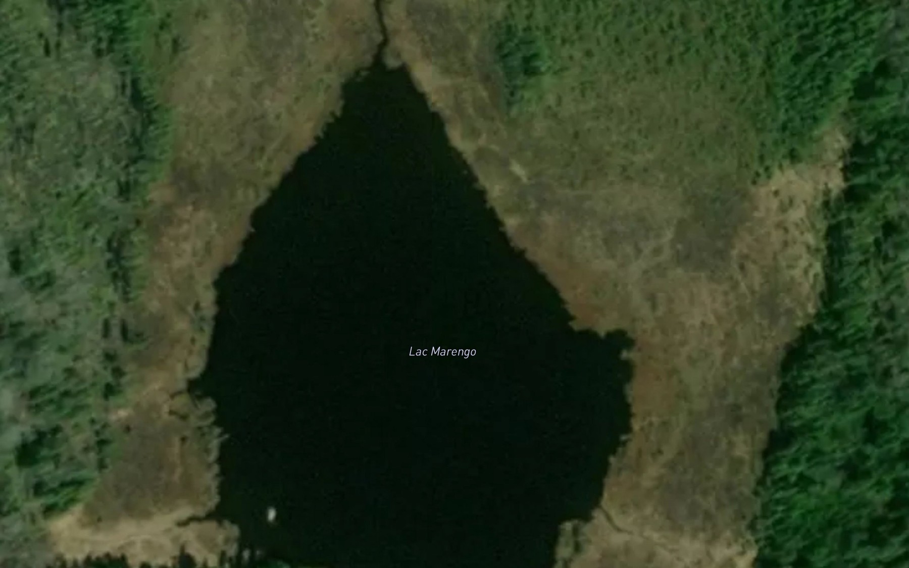 Satellite map of the Lac Marengo