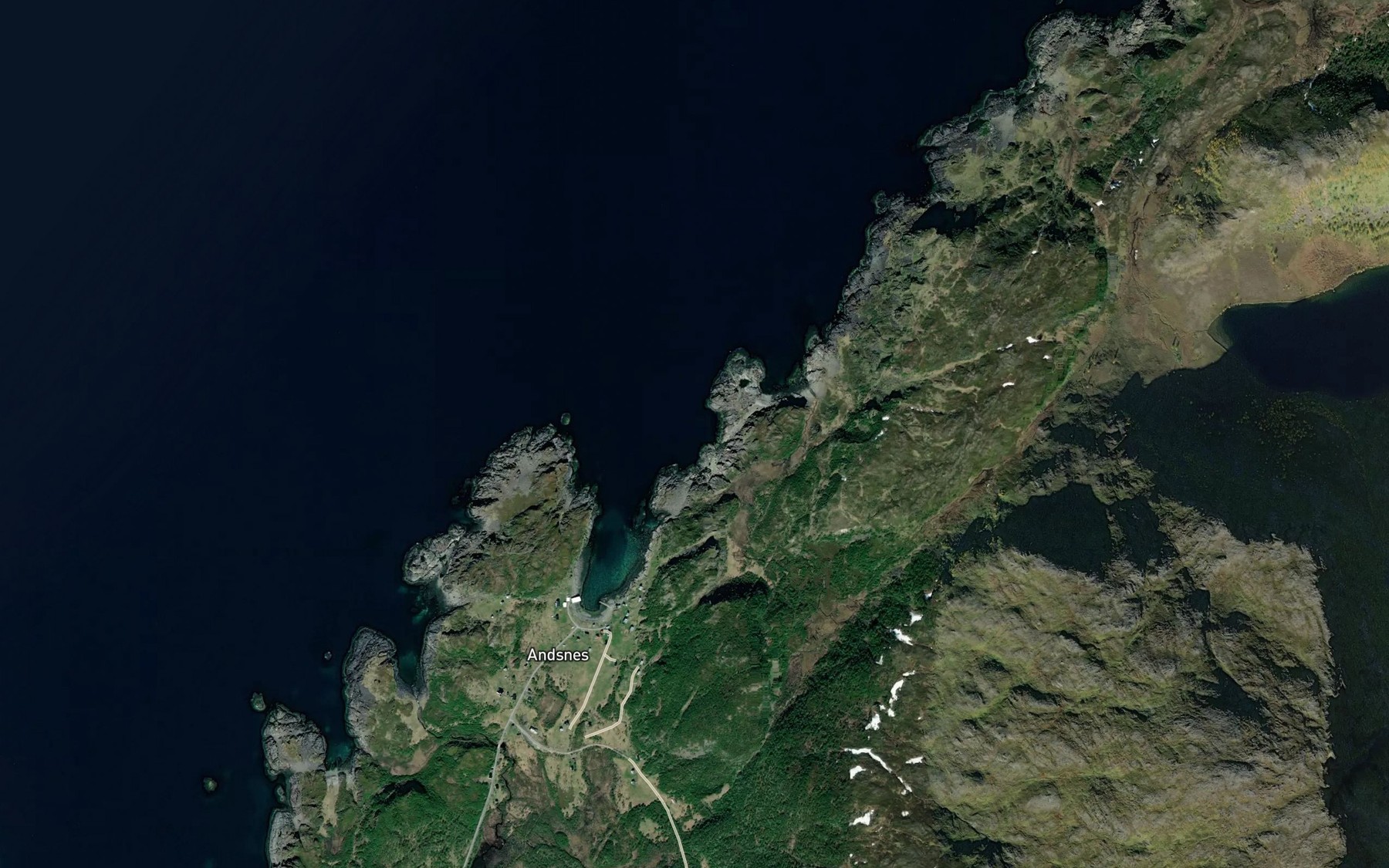 Satellite map of the Nordoddevik