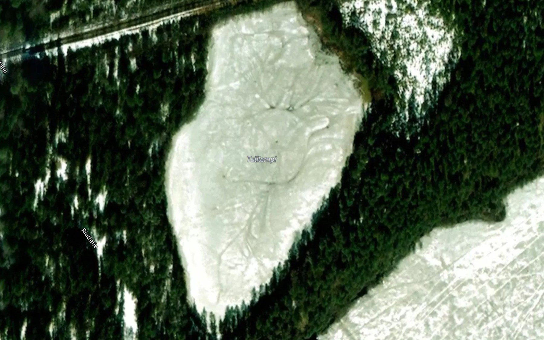 Satellite map of the Tulilampi