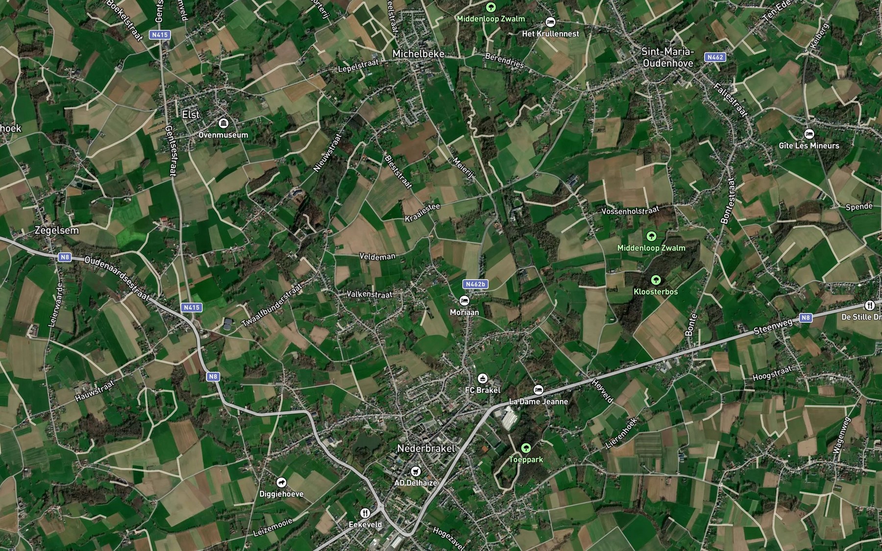 Satellite map of the Marebeek