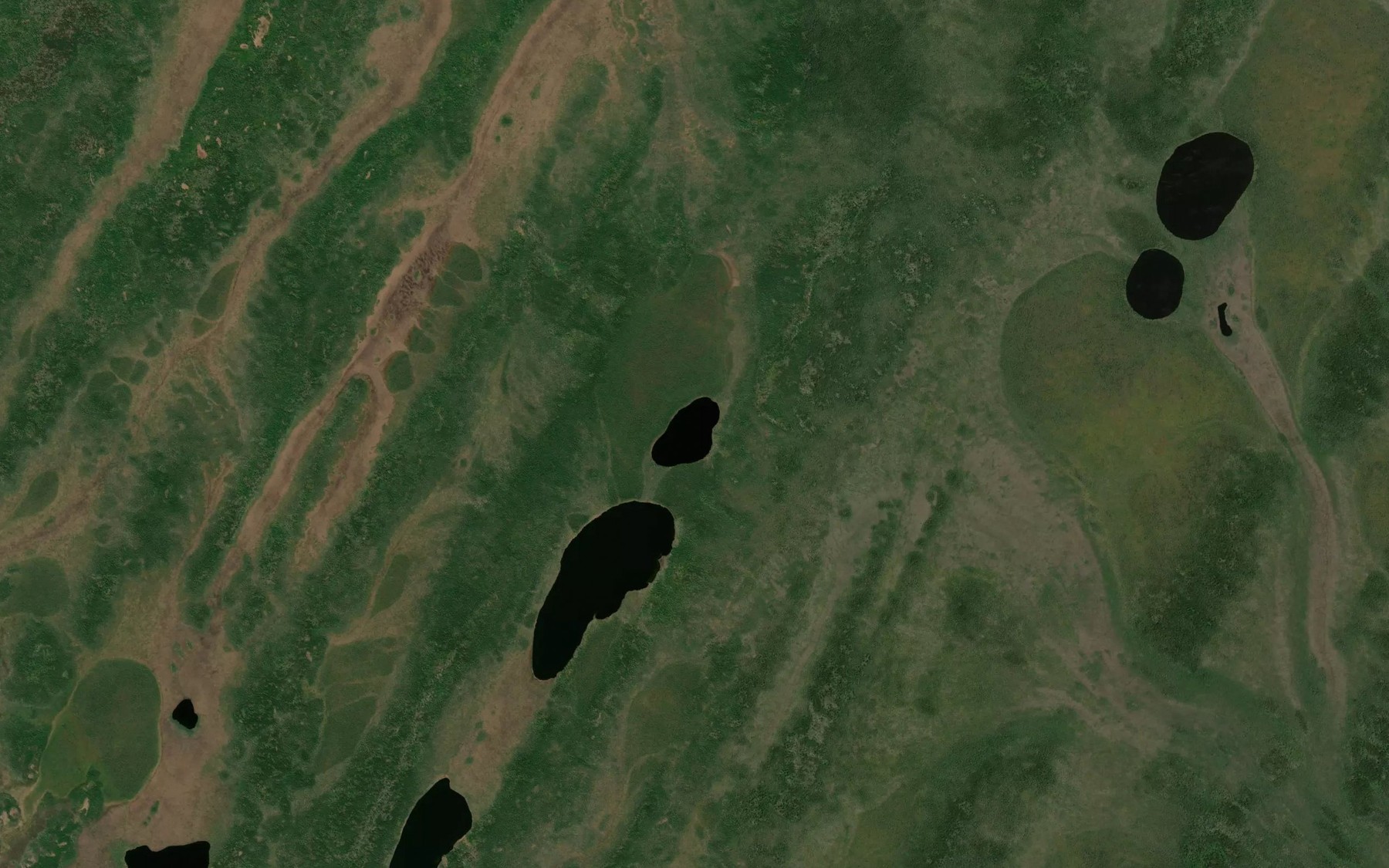 Satellite map of the North Neldin Lake