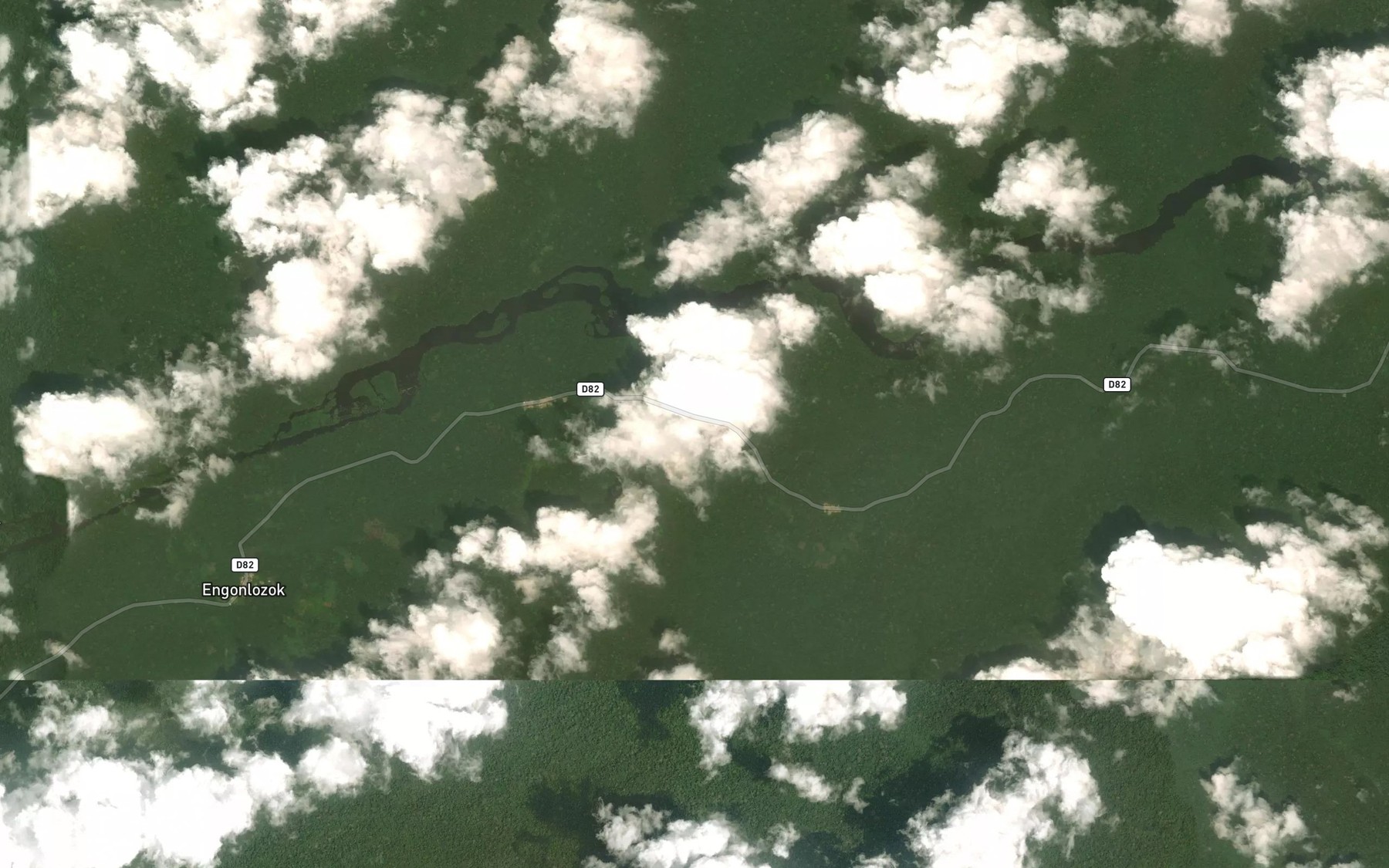 Satellite map of the Bili Nyang