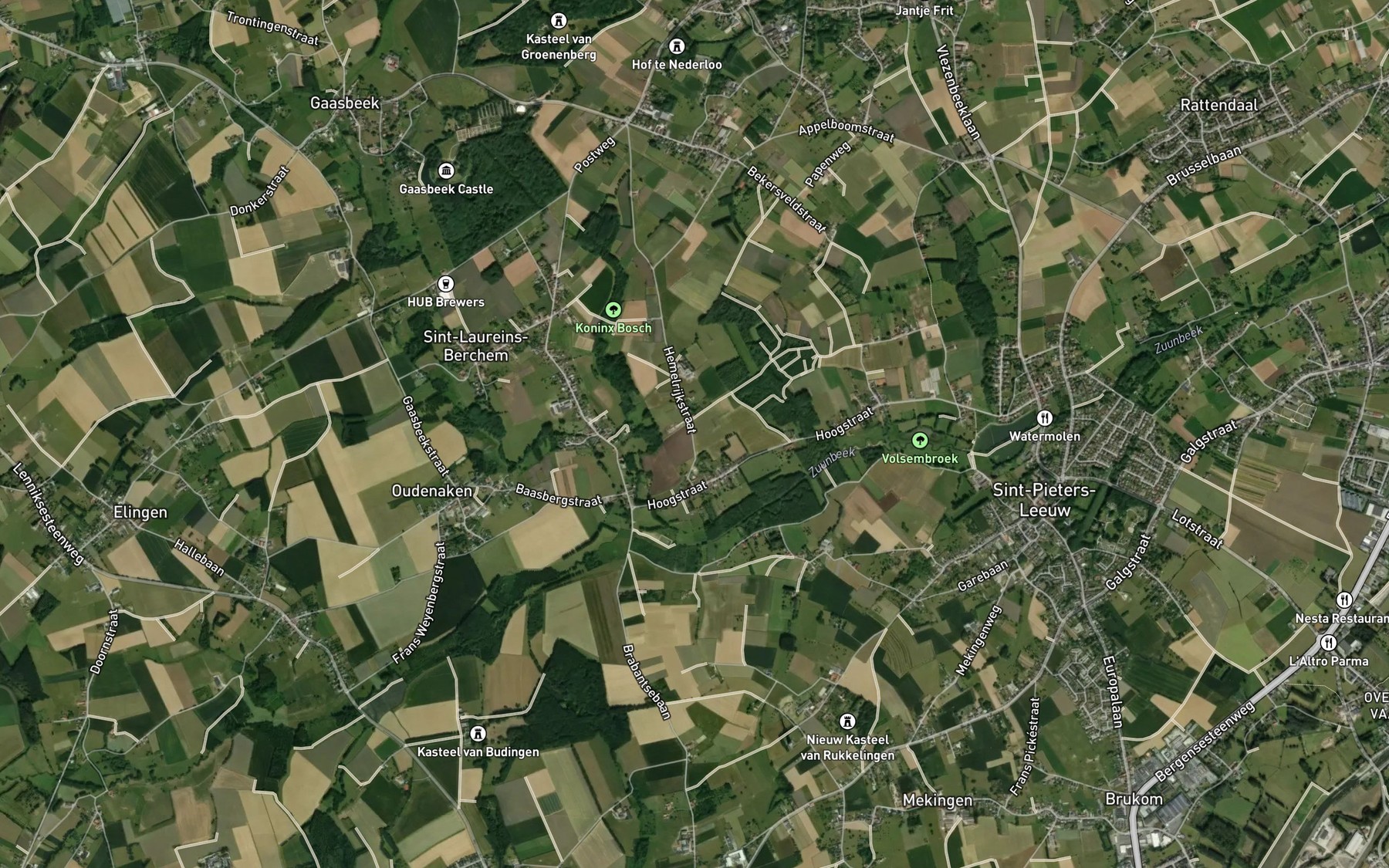 Satellite map of the Ketelbeek