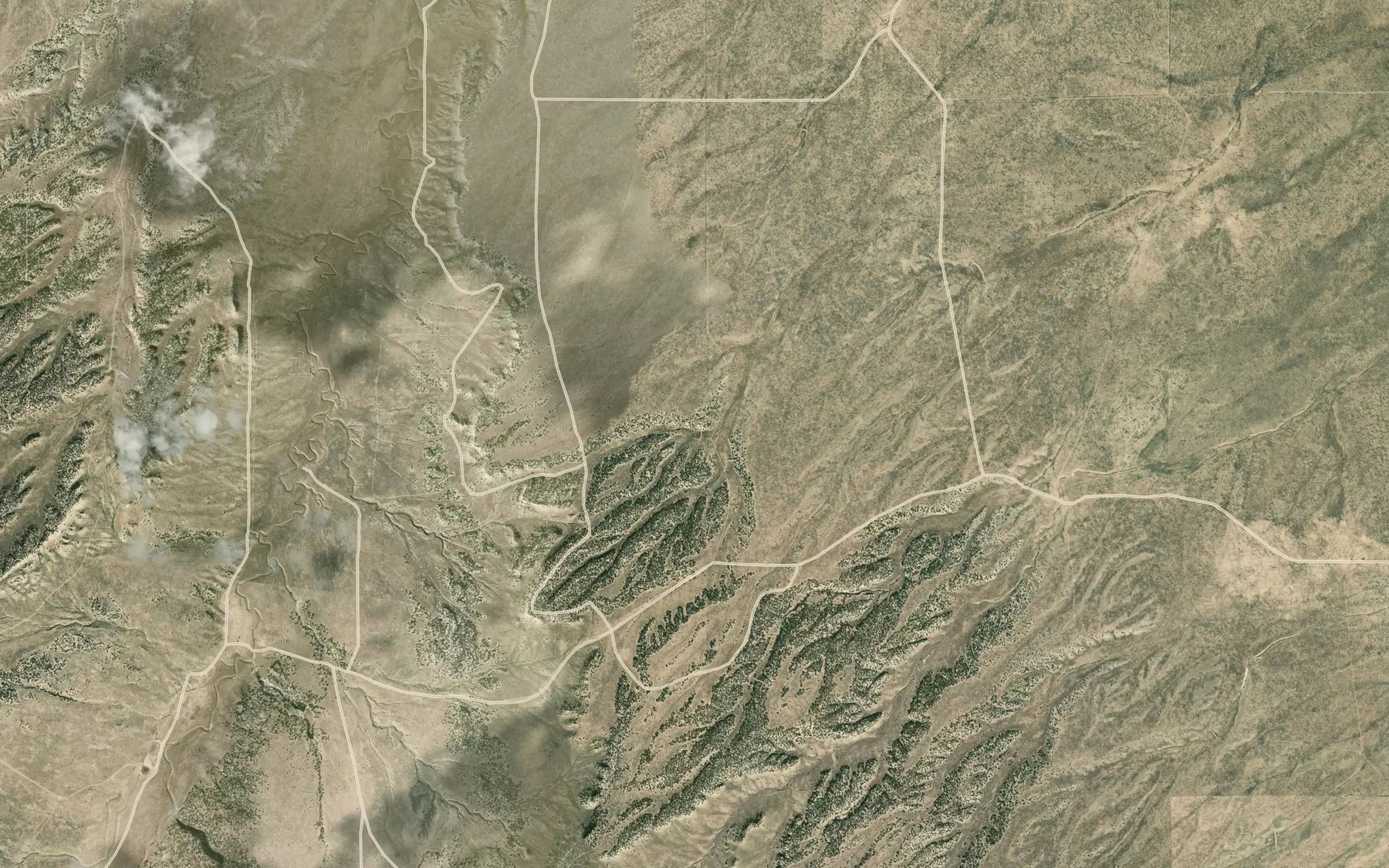 Satellite map of the Upper Doyle Reservoir