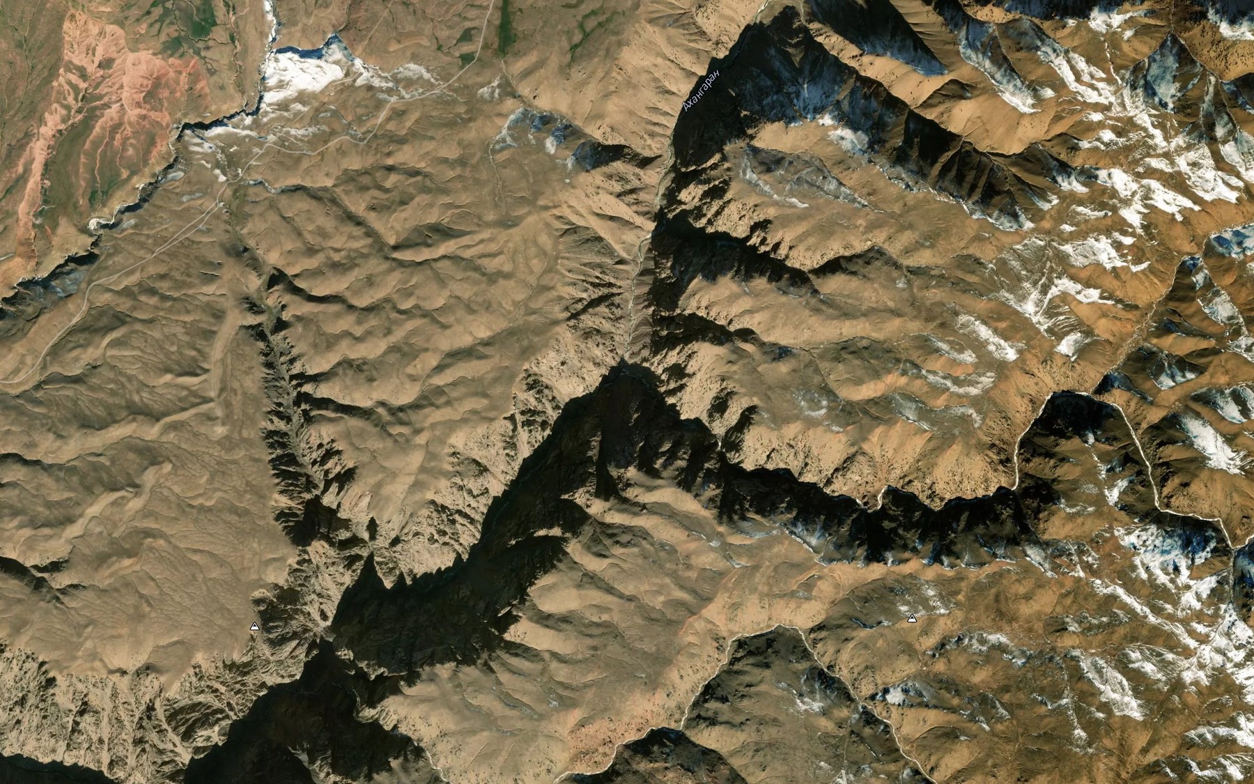 Satellite map of the Choylisoy
