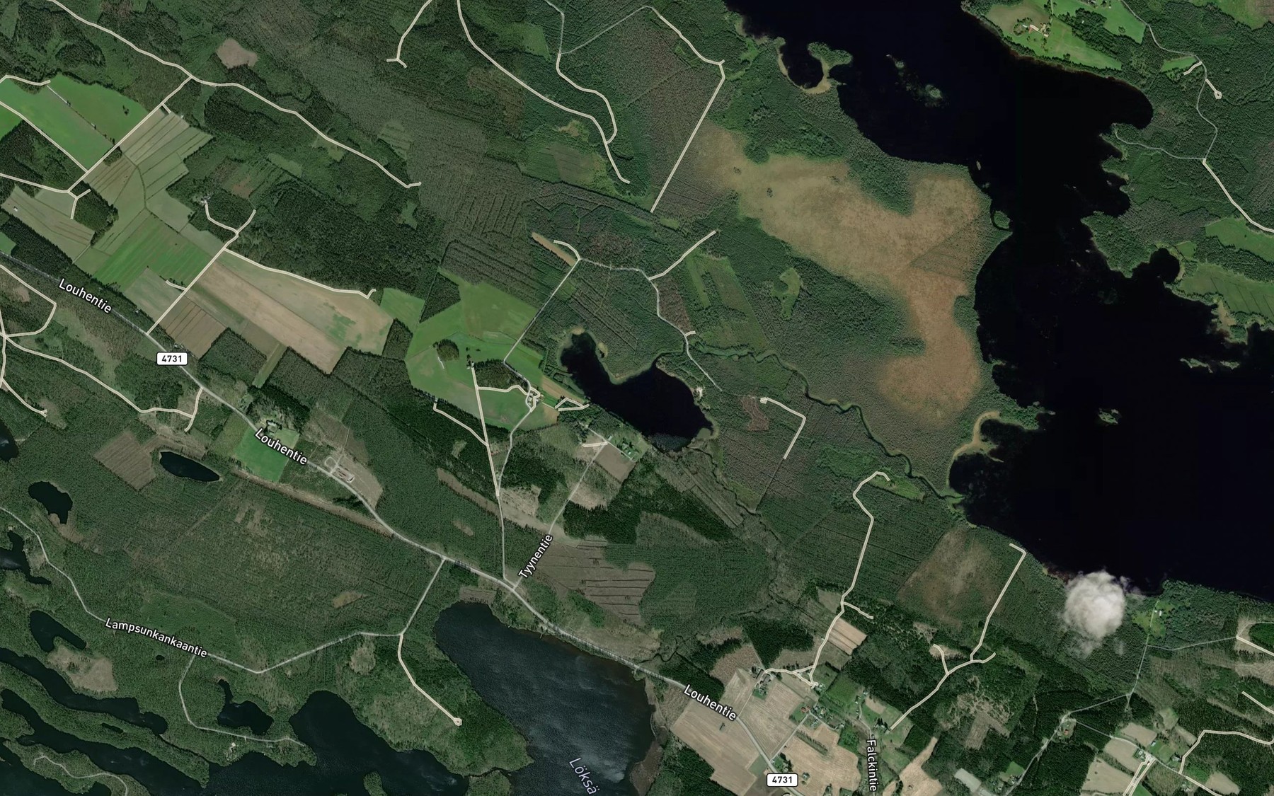 Satellite map of the Tankynjarvi