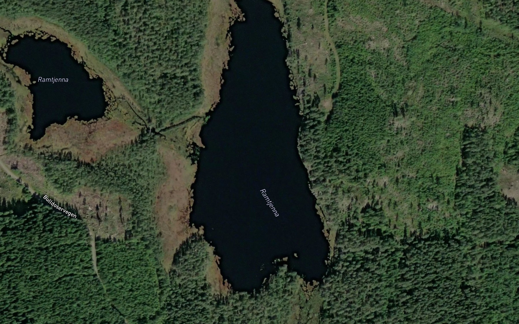 Satellite map of the Ramtjerna