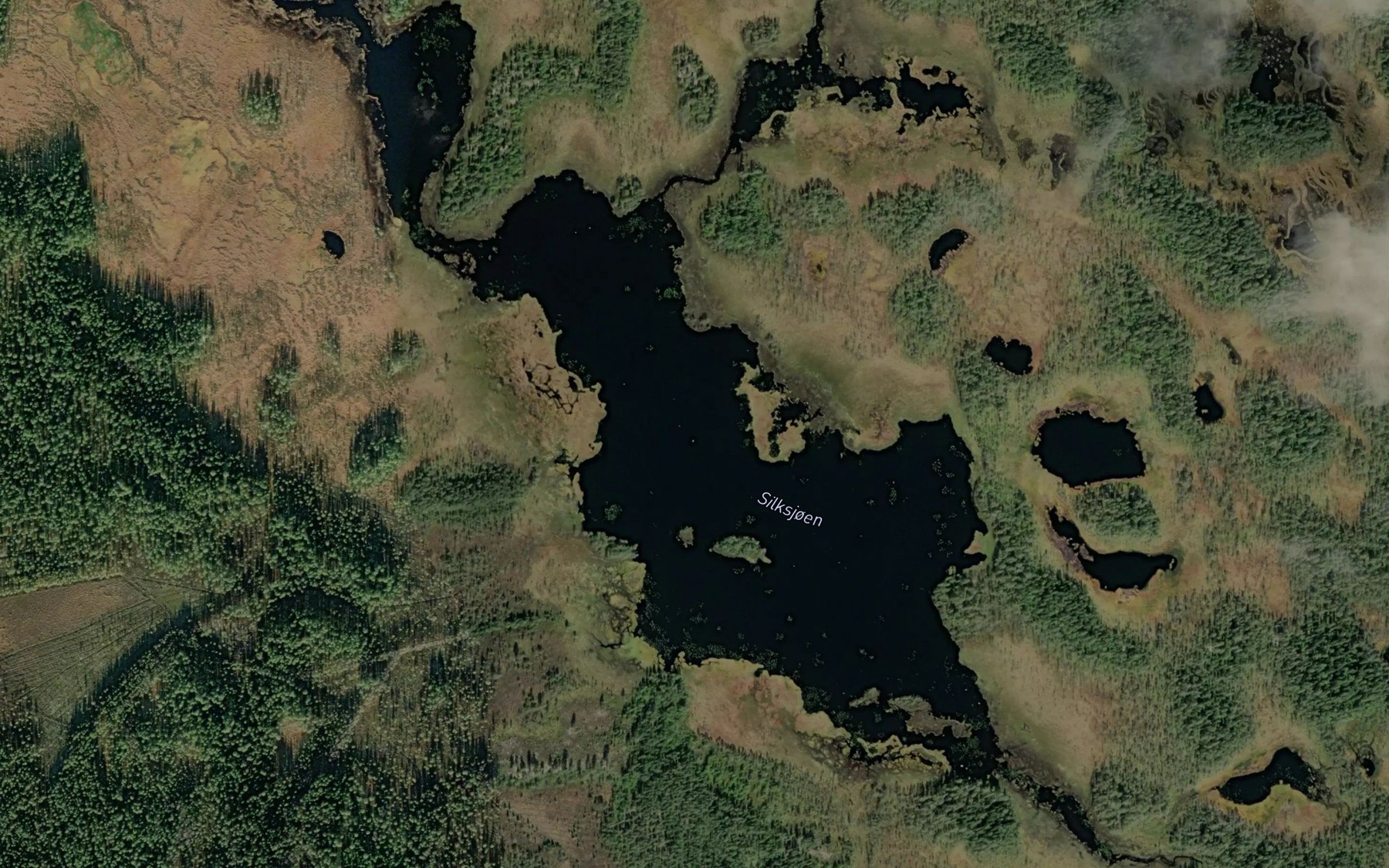 Satellite map of the Sundtjernet