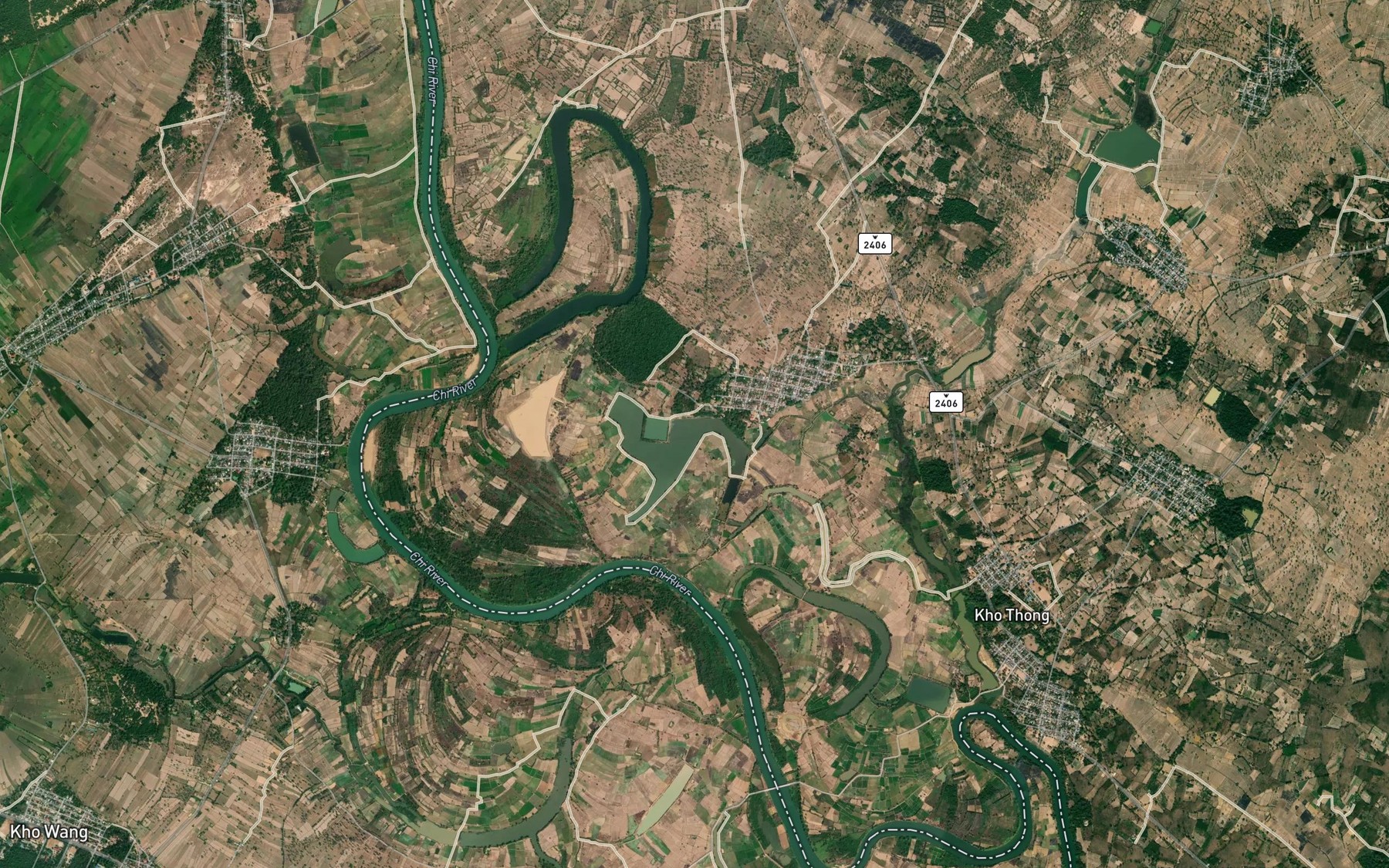 Satellite map of the Kut Phak Top