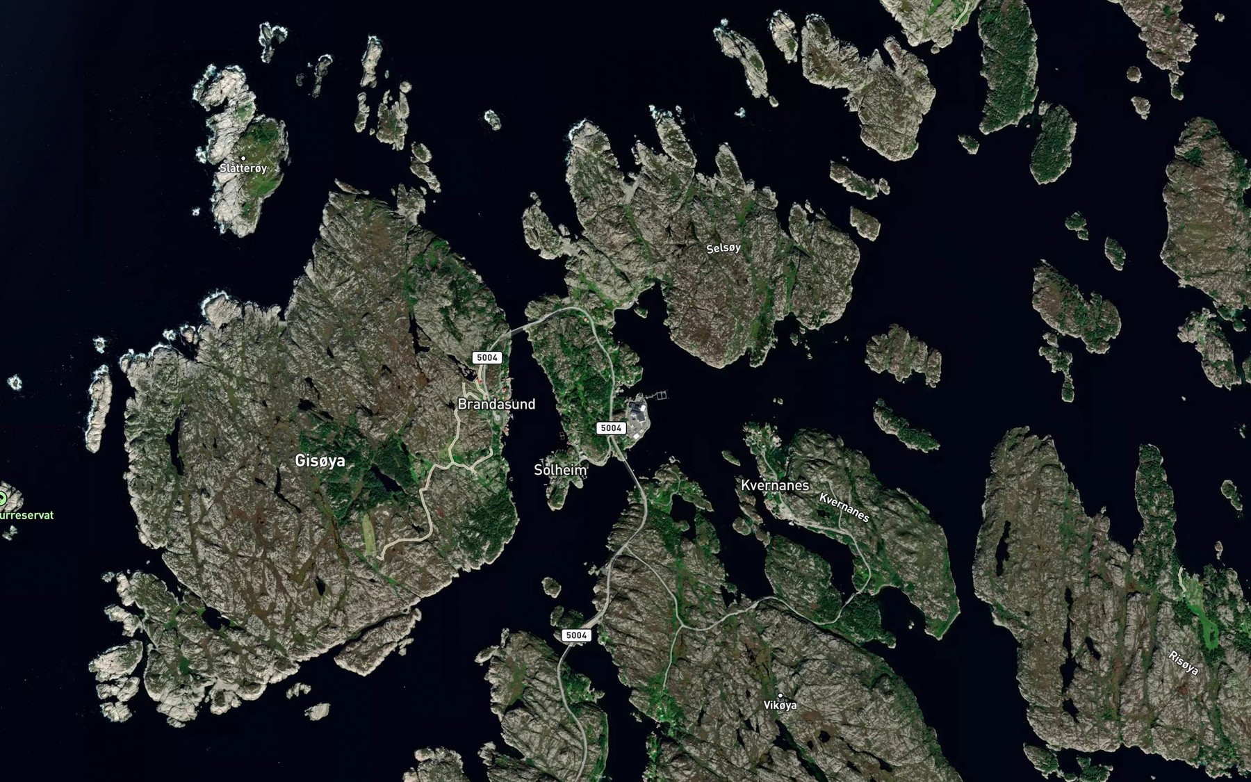 Satellite map of the Kastevika