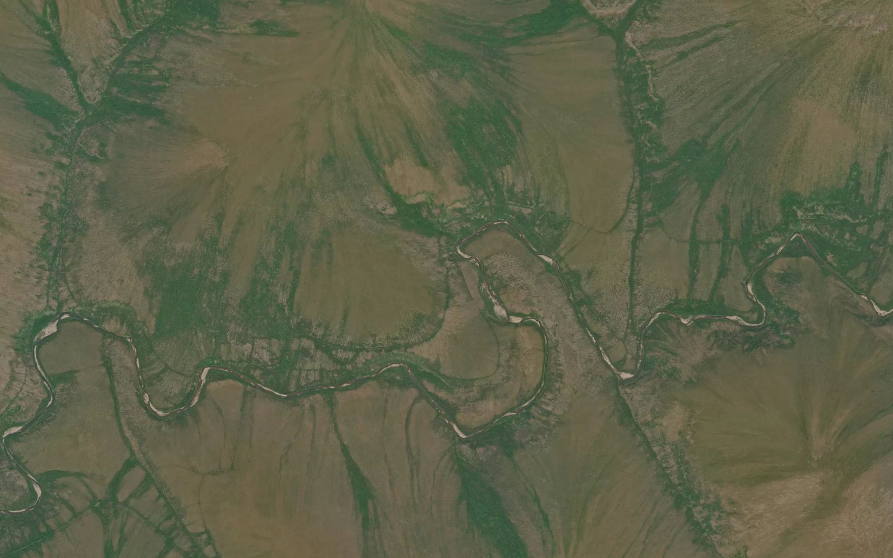 Satellite map of the North Star Ditch