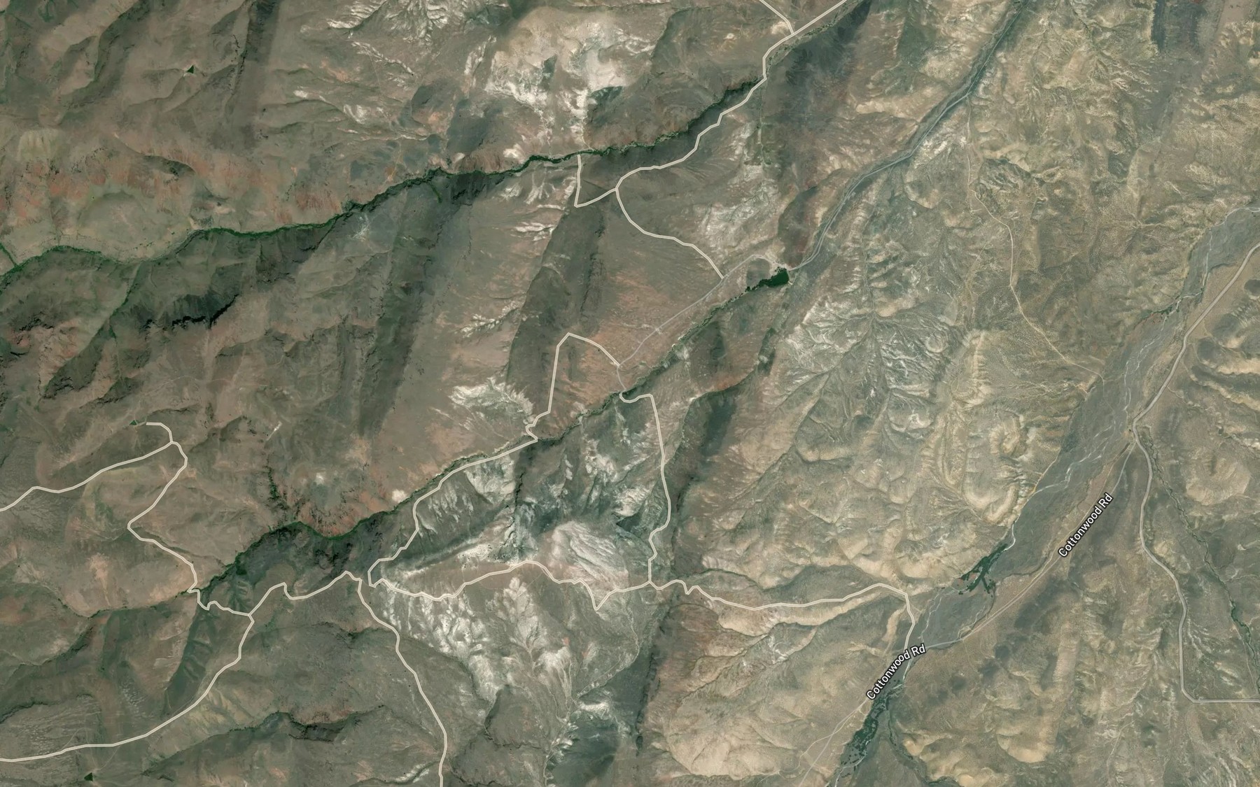 Satellite map of the Stringer Spring