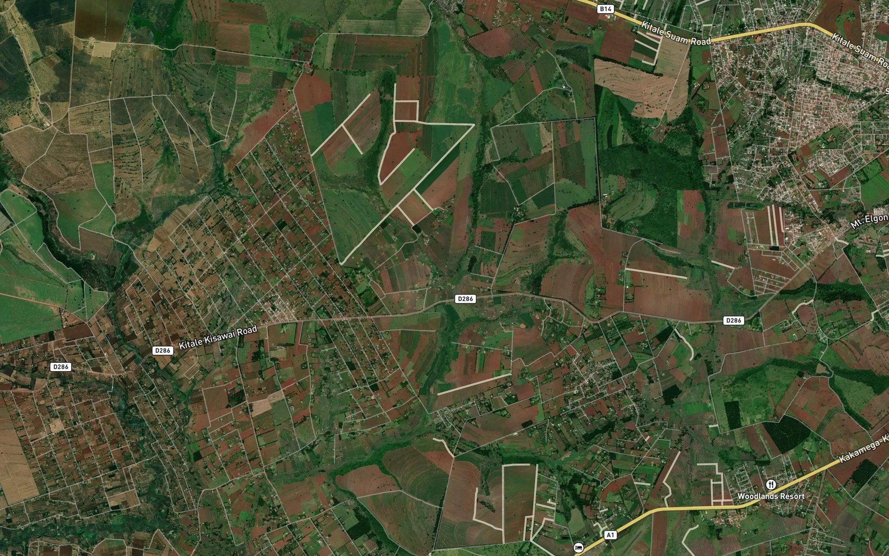 Satellite map of the Kukureze