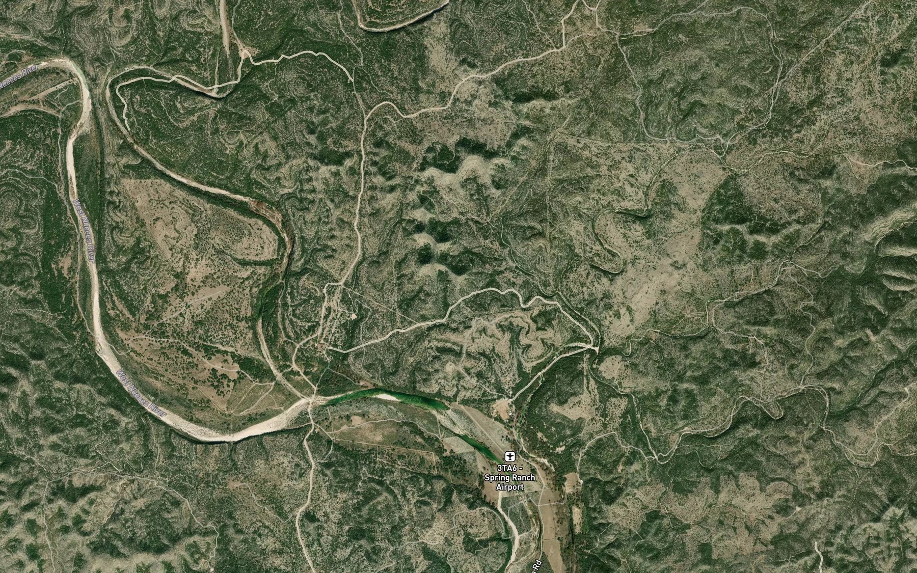 Satellite map of the Schwander Springs