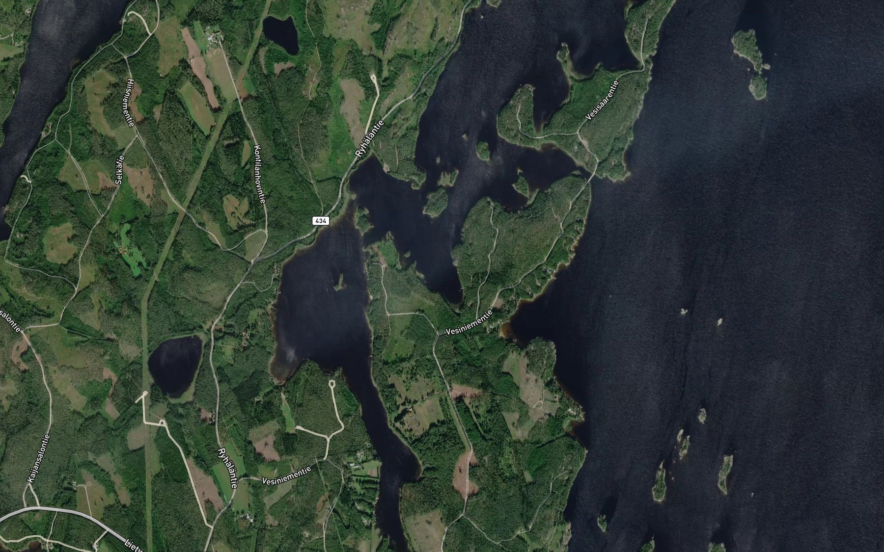 Satellite map of the Naarionlahti