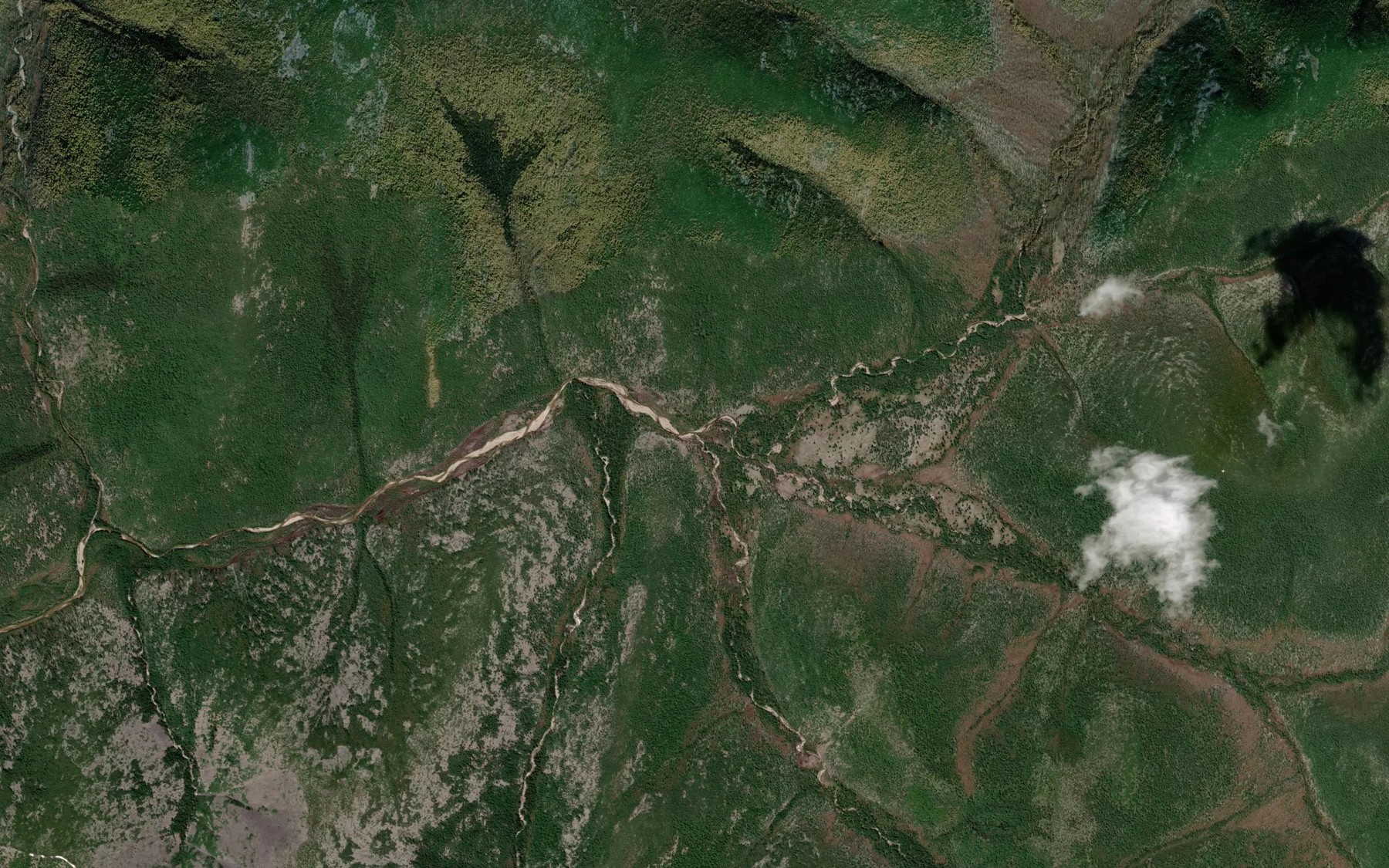 Satellite map of the Nalek