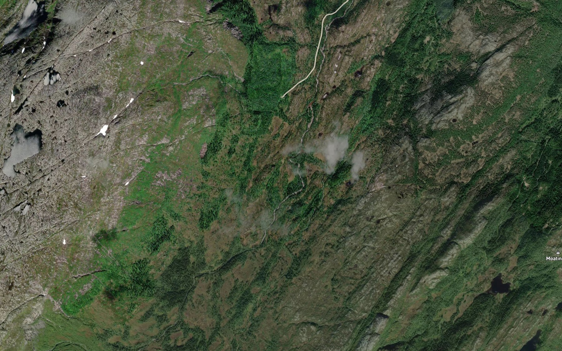 Satellite map of the Sjaengbekken