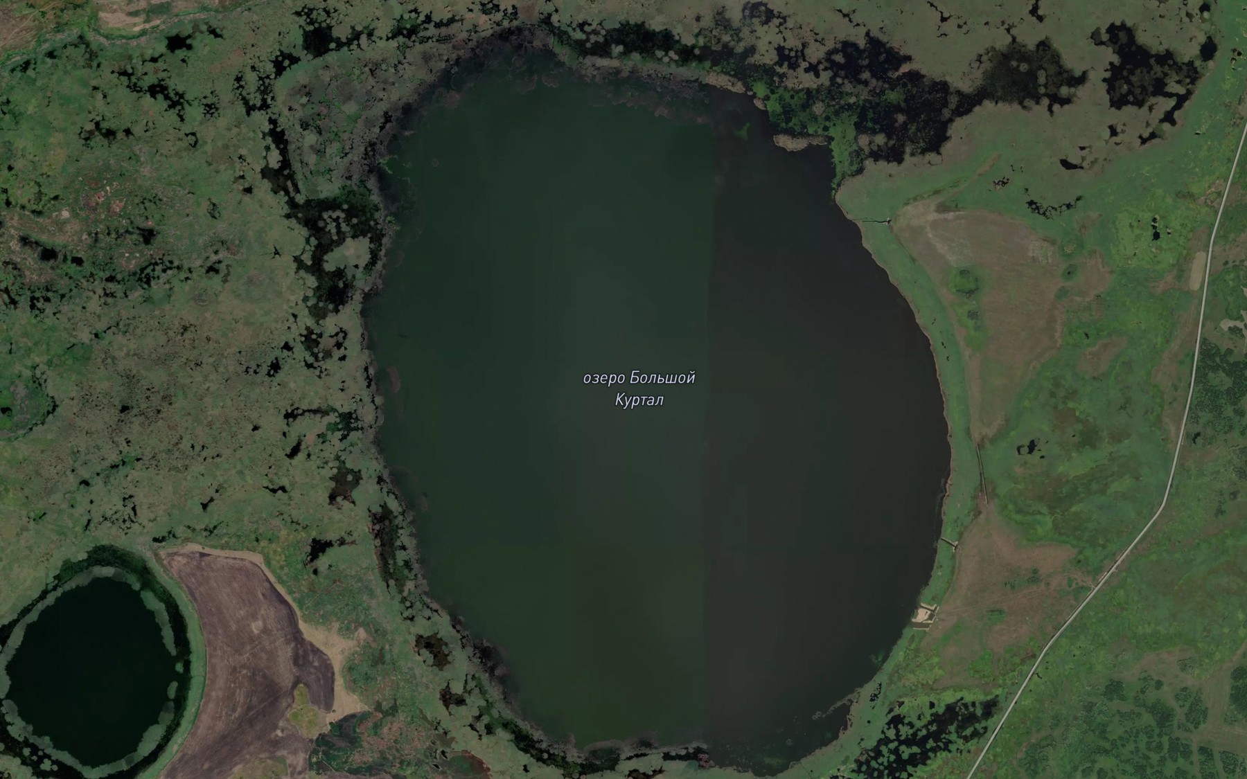 Satellite map of the Ozero Bol'shoy Kurtal