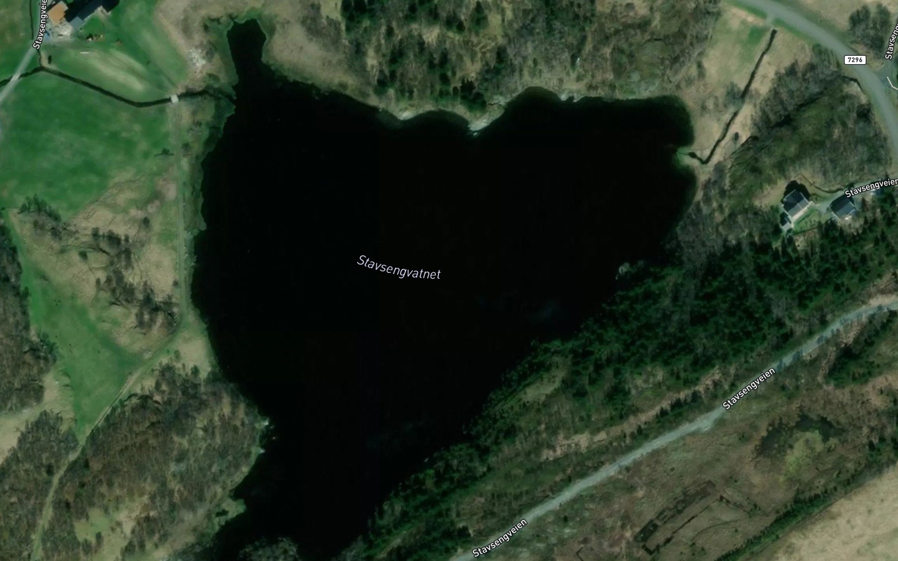 Satellite map of the Stavsengvatnet