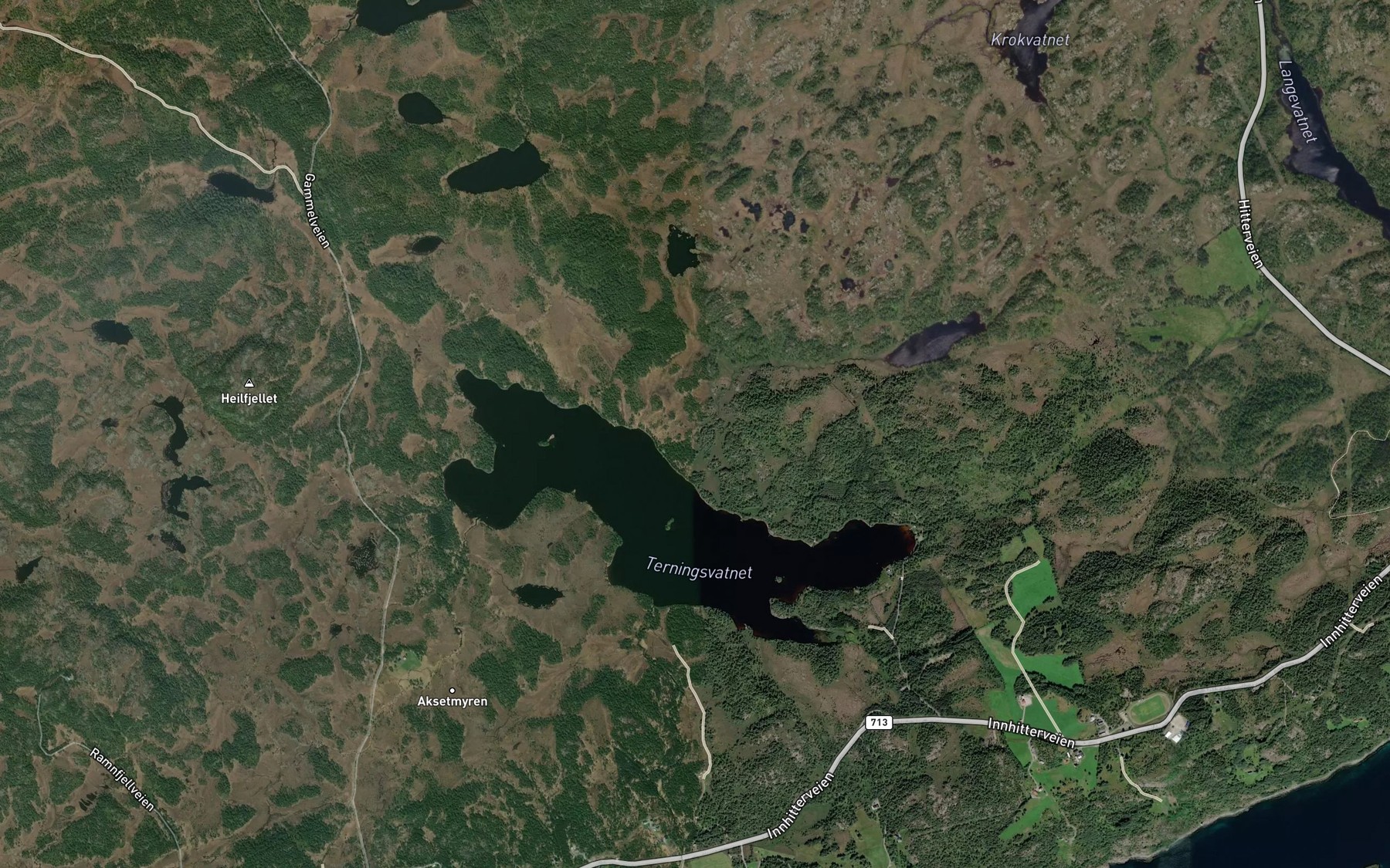 Satellite map of the Svanstjornbekken