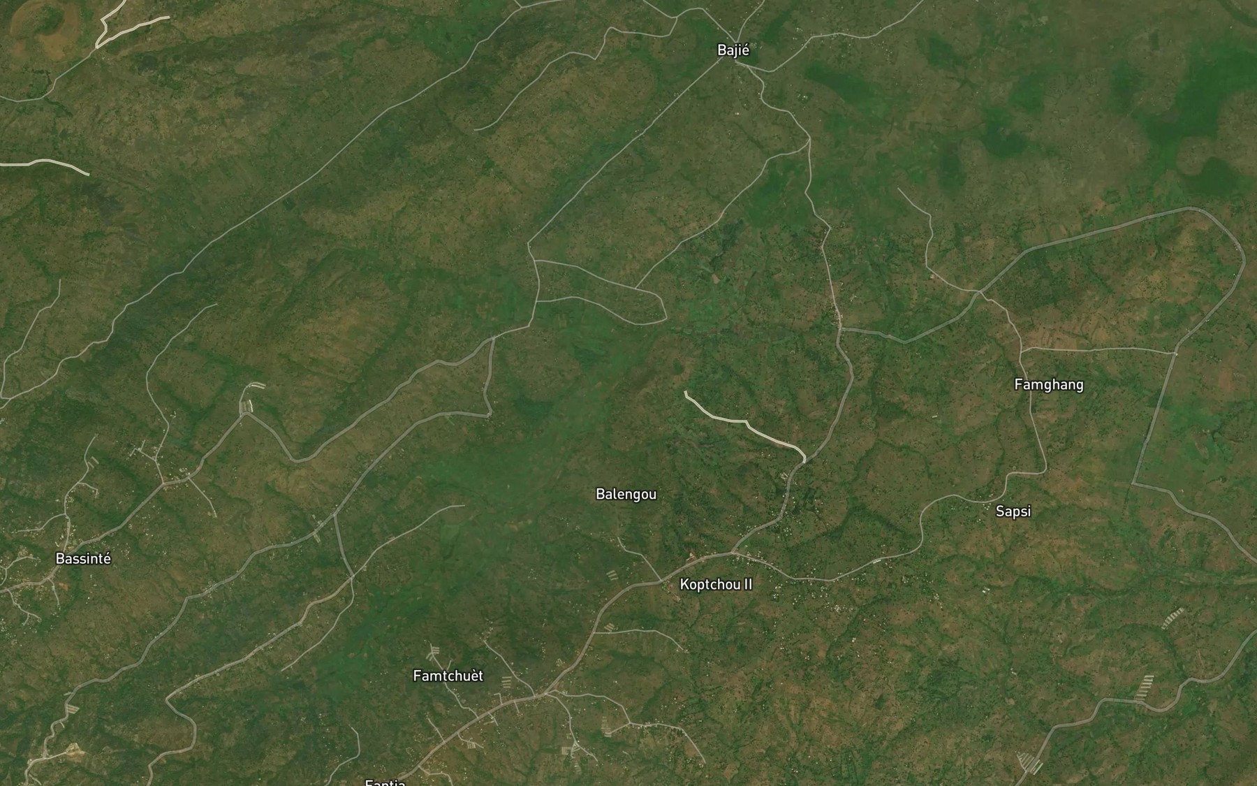 Satellite map of the Menienke