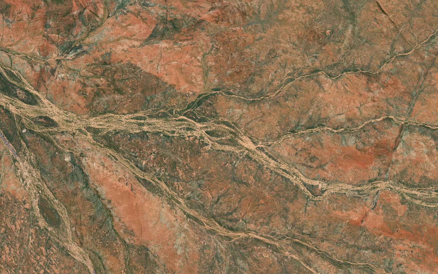 Satellite map of the Gnumbina Pool
