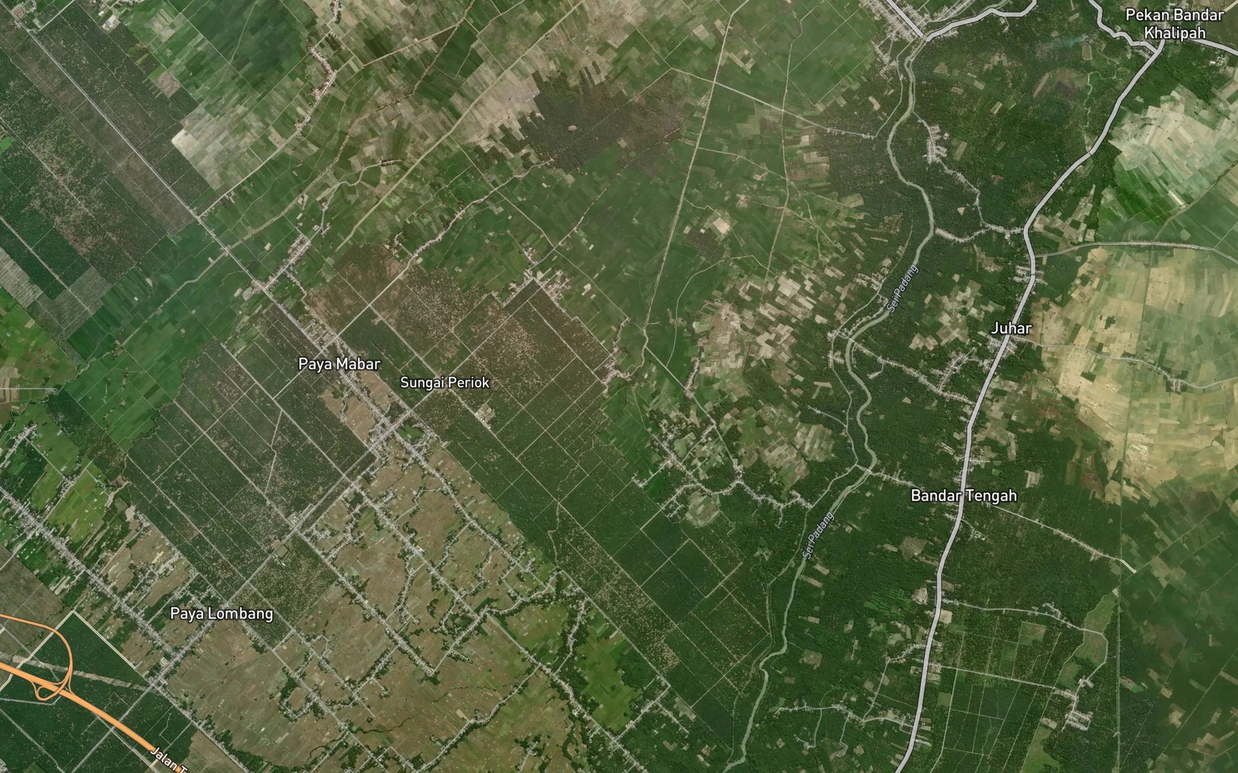 Satellite map of the Sei Uncim