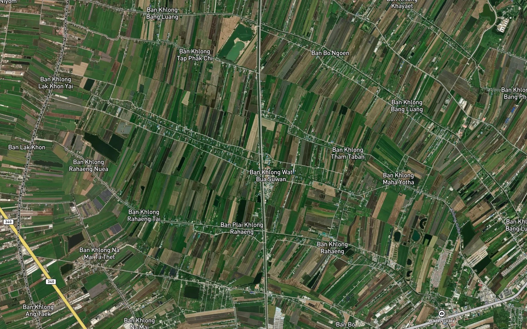 Satellite map of the Khlong Yotha
