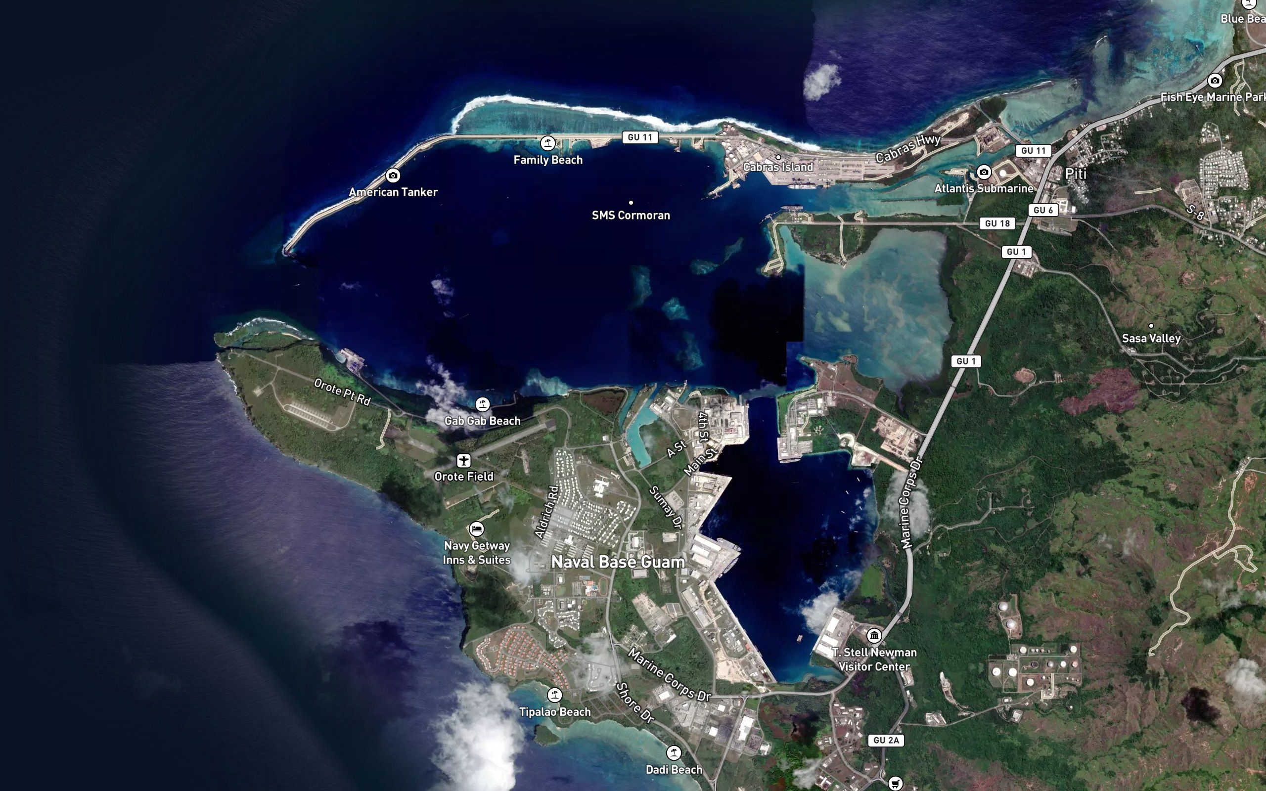 Blasted Reef Boat Channel pre-WW2