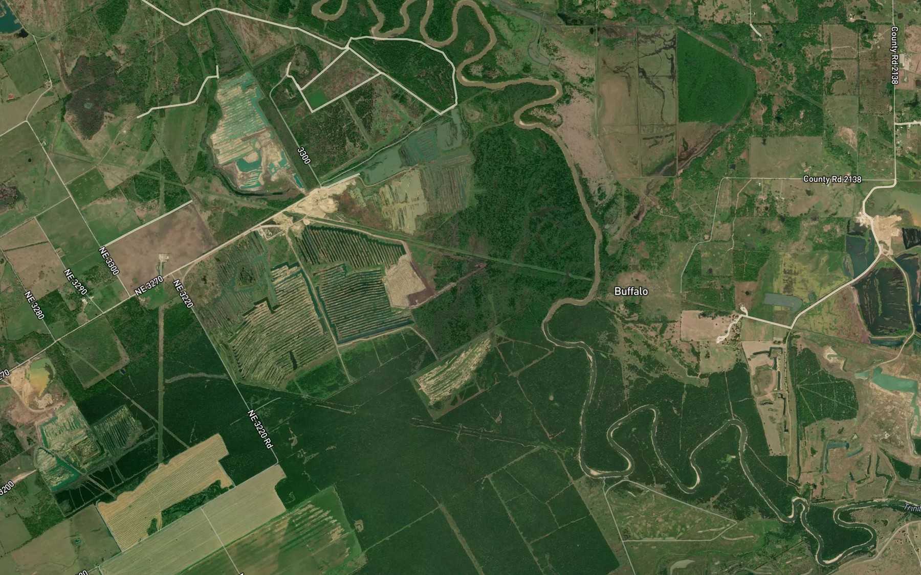 Satellite map of the Round Pond