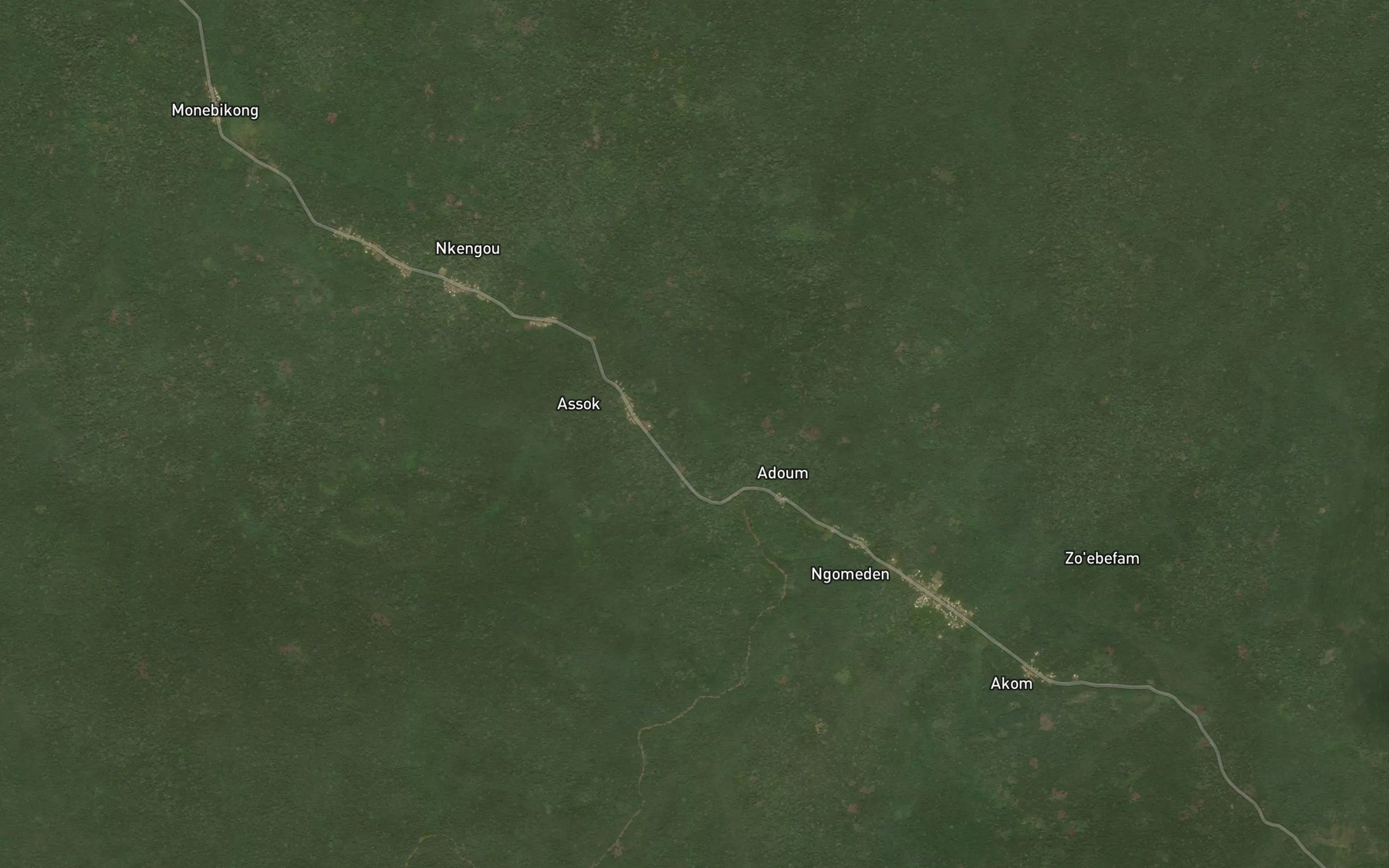 Satellite map of the Sasse