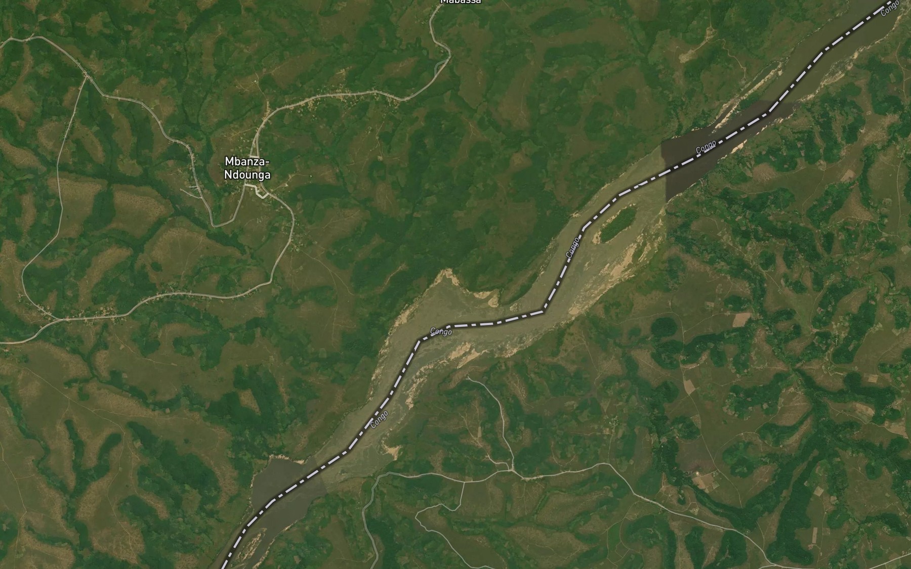 Satellite map of the Mambala