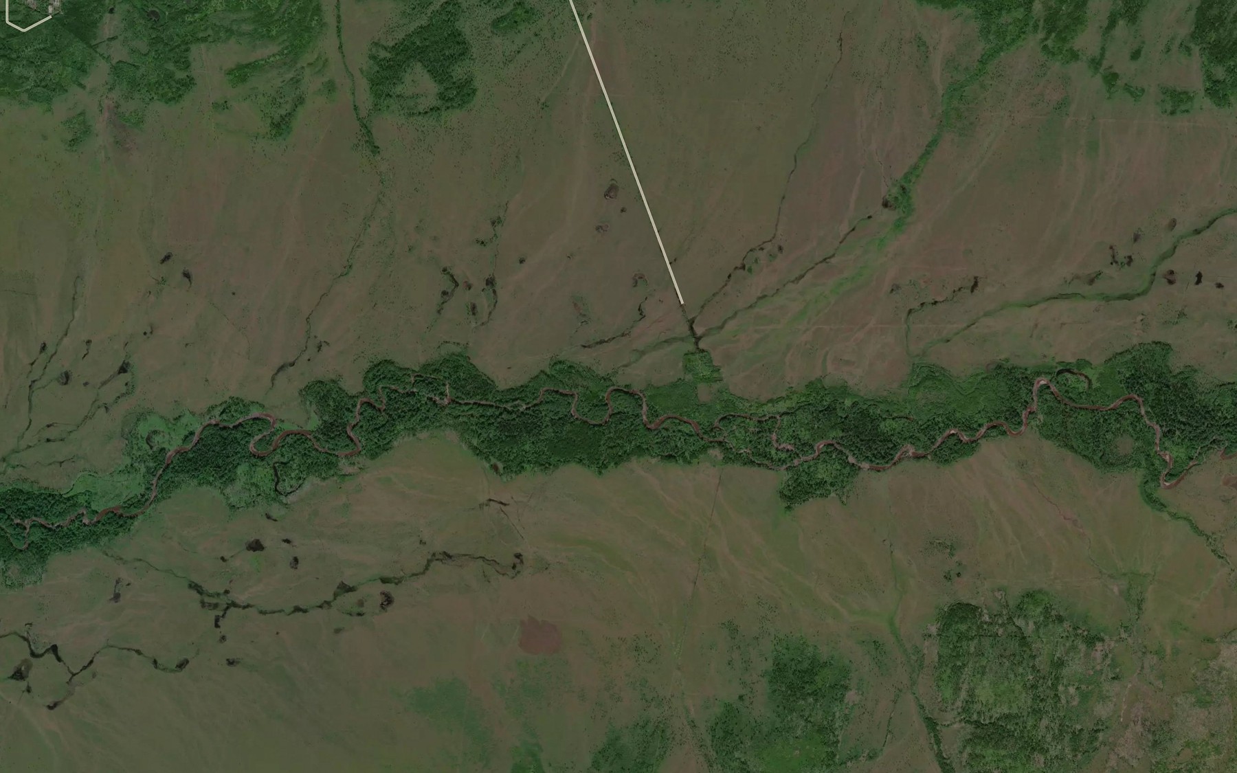 Satellite map of the Mugule