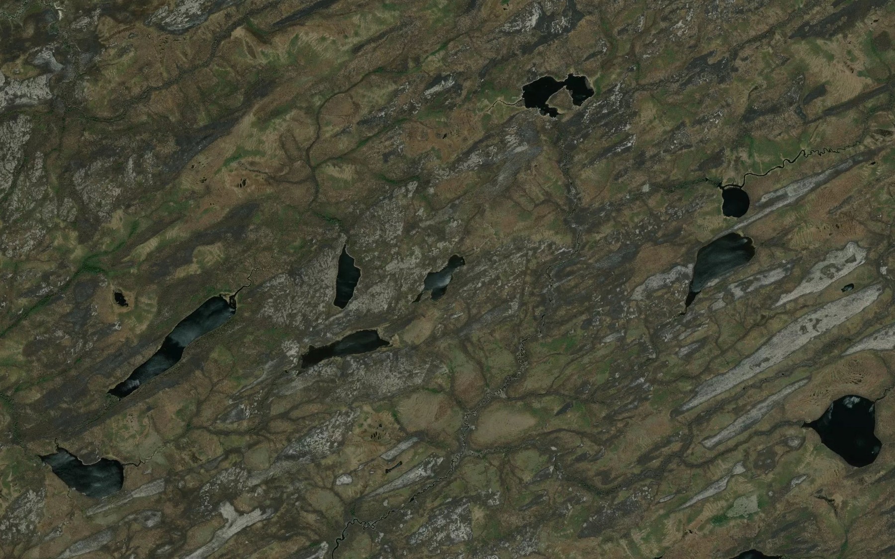 Satellite map of the Lac Kaakupuch Amiskuch