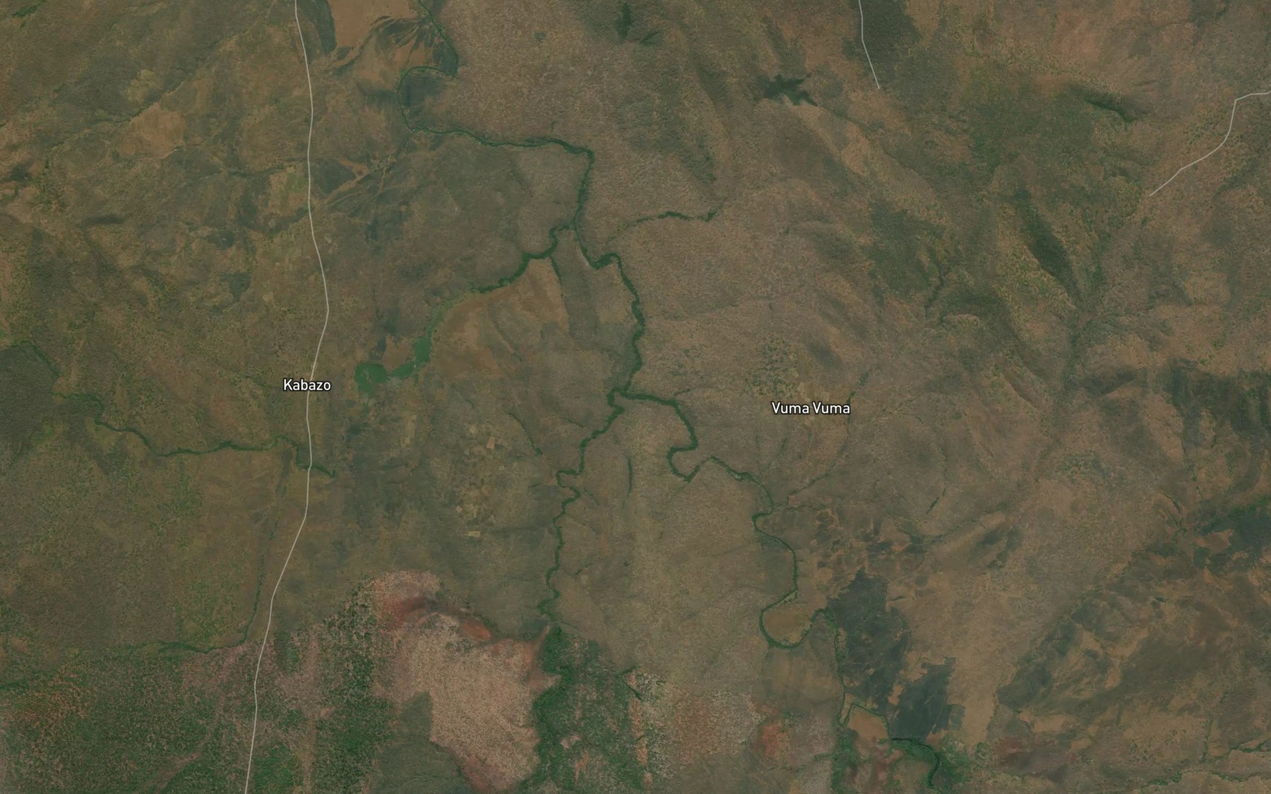 Satellite map of the Luilu