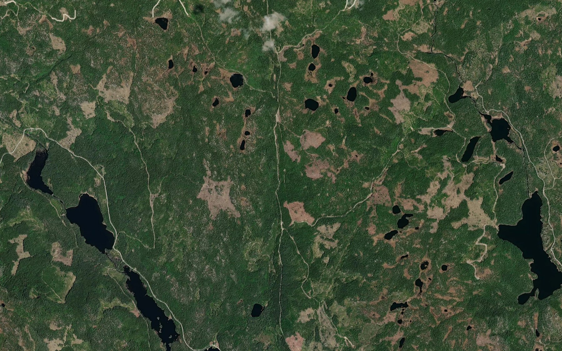 Satellite map of the Sandbekken