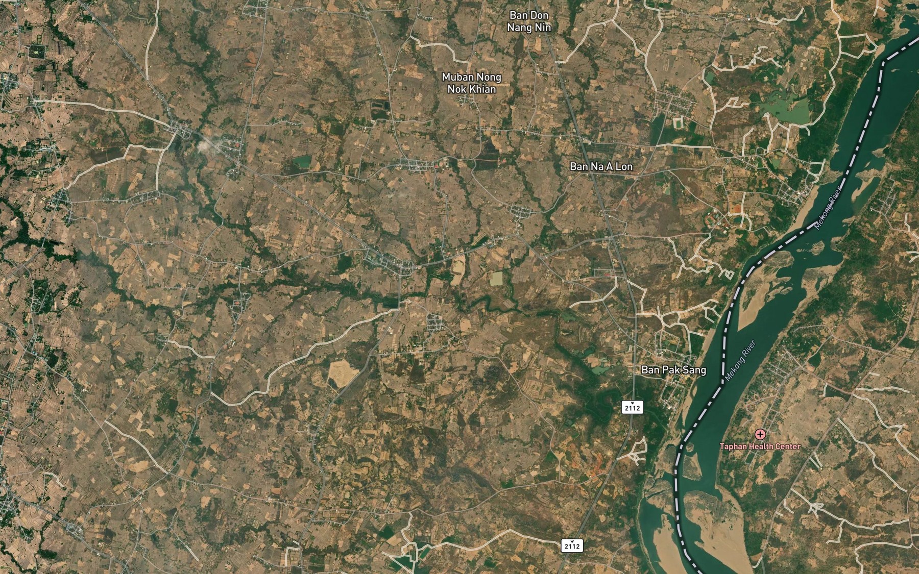 Satellite map of the Huai Wang Kaeng
