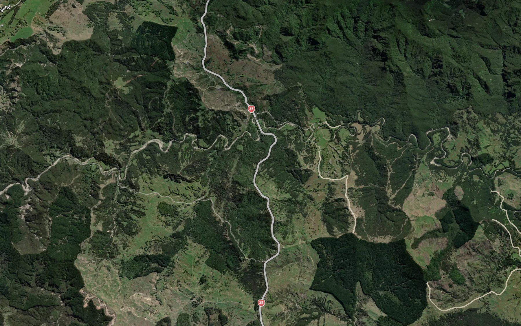 Satellite map of the Kuramori Stream