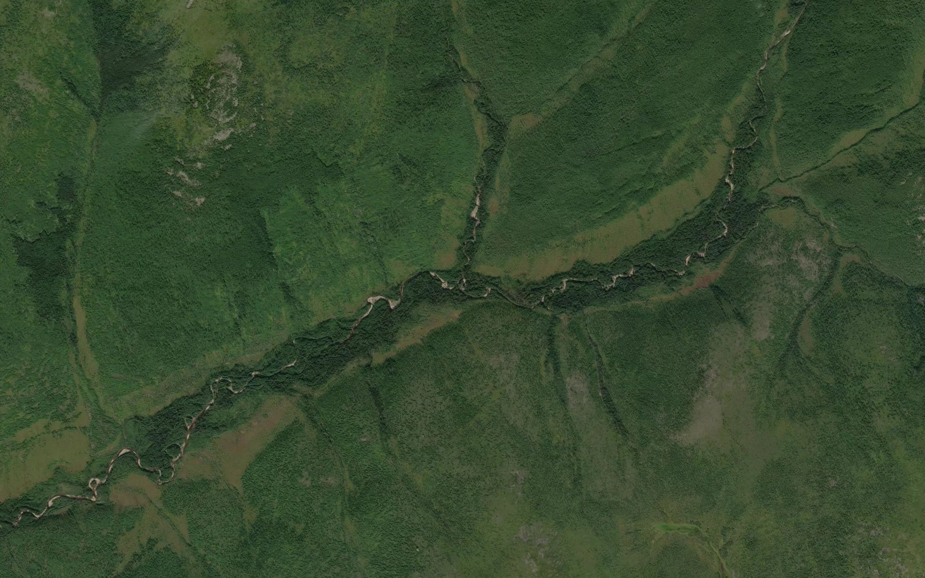 Satellite map of the Chatyre