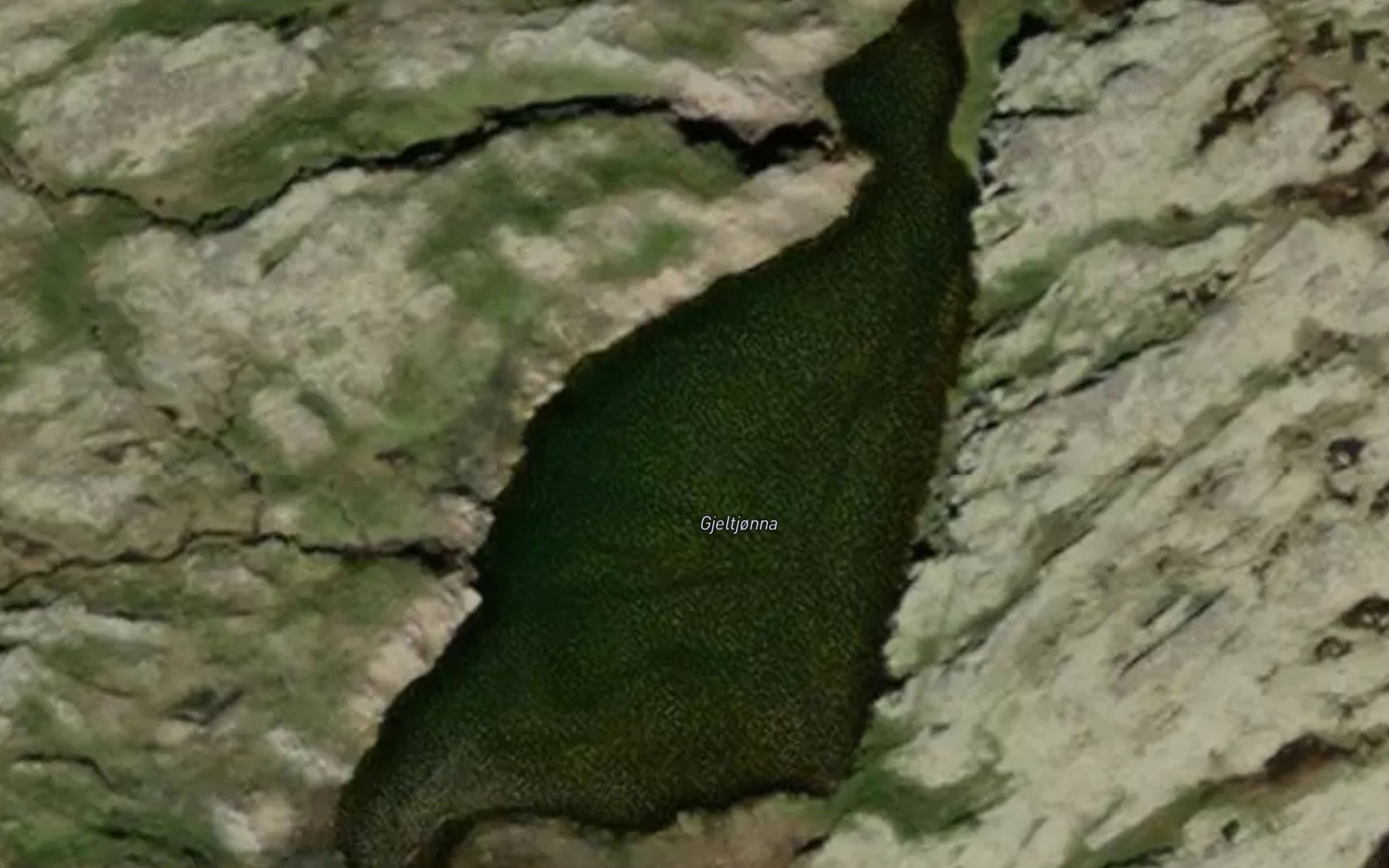 Satellite map of the Gjeltjorn