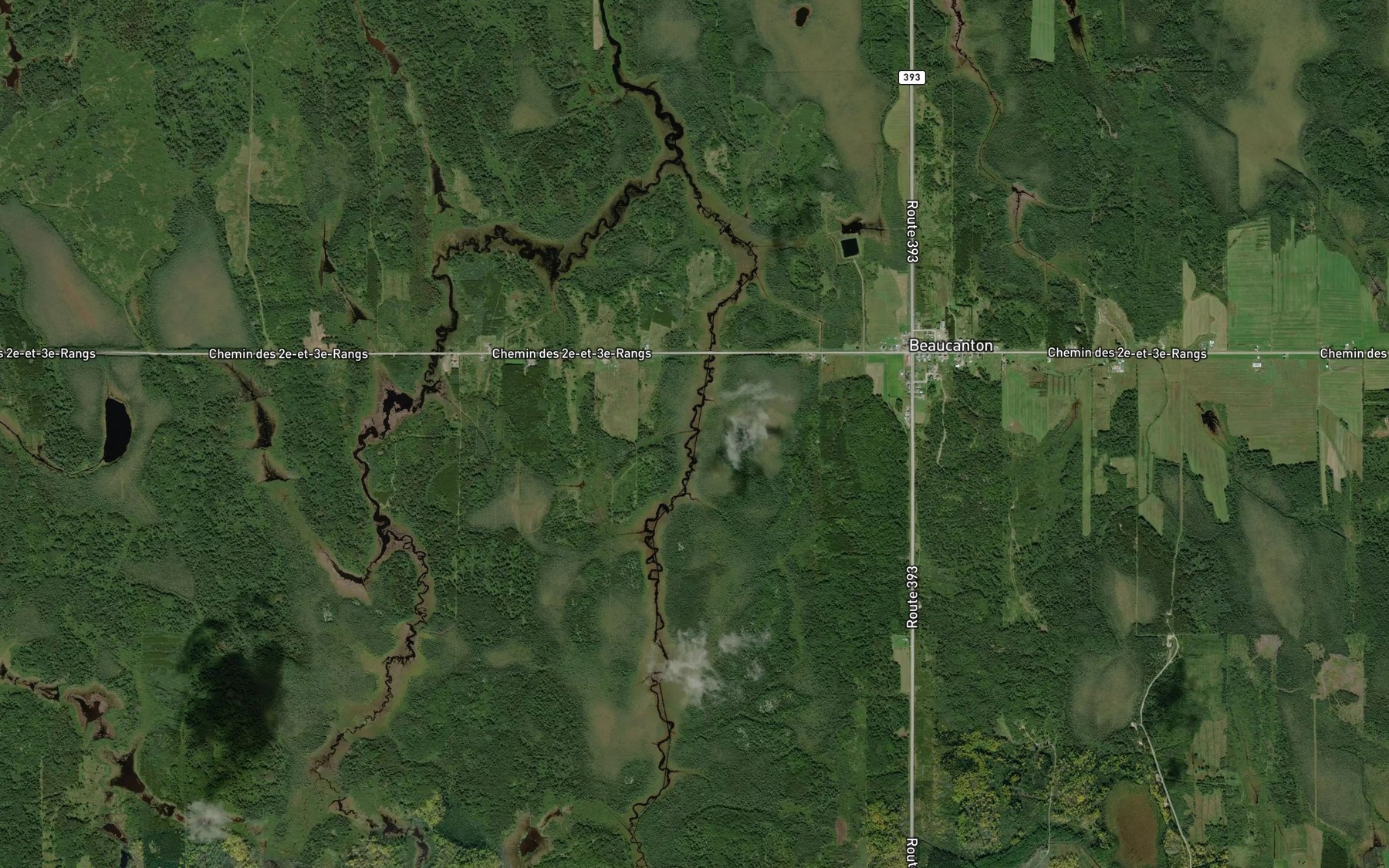 Satellite map of the Cours d'eau Doire