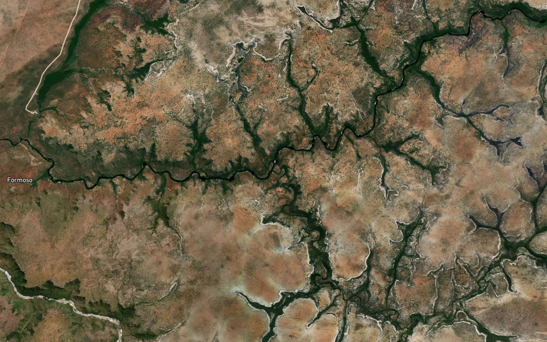 Satellite map of the Brejo Piranha
