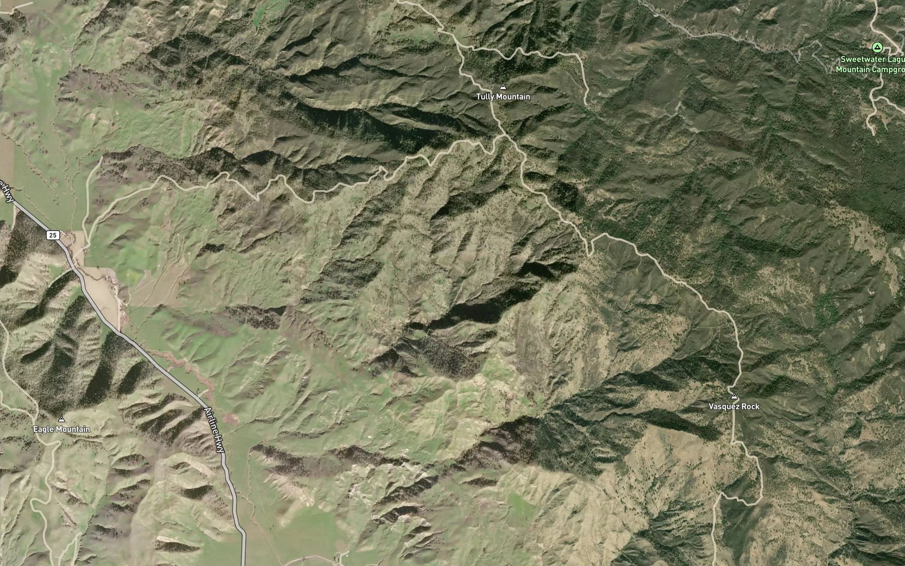 Satellite map of the Greentree Spring