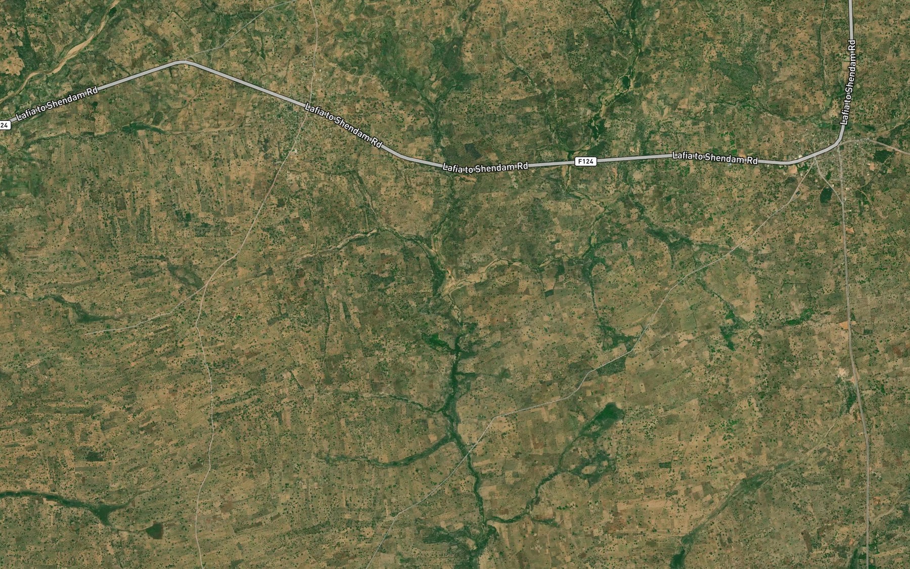 Satellite map of the River Kweres